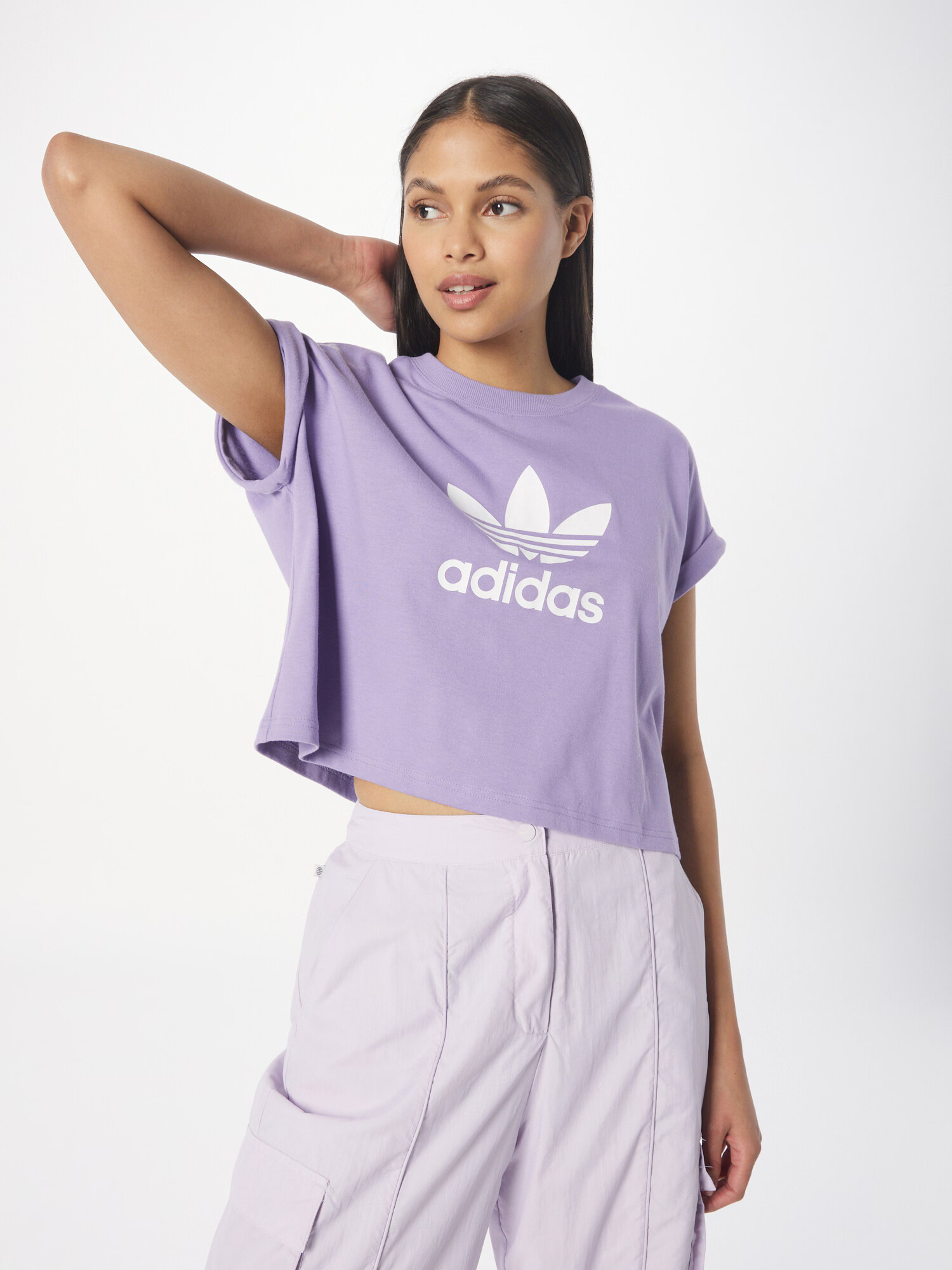 ADIDAS ORIGINALS Tričko fialová / biela - Pepit.sk