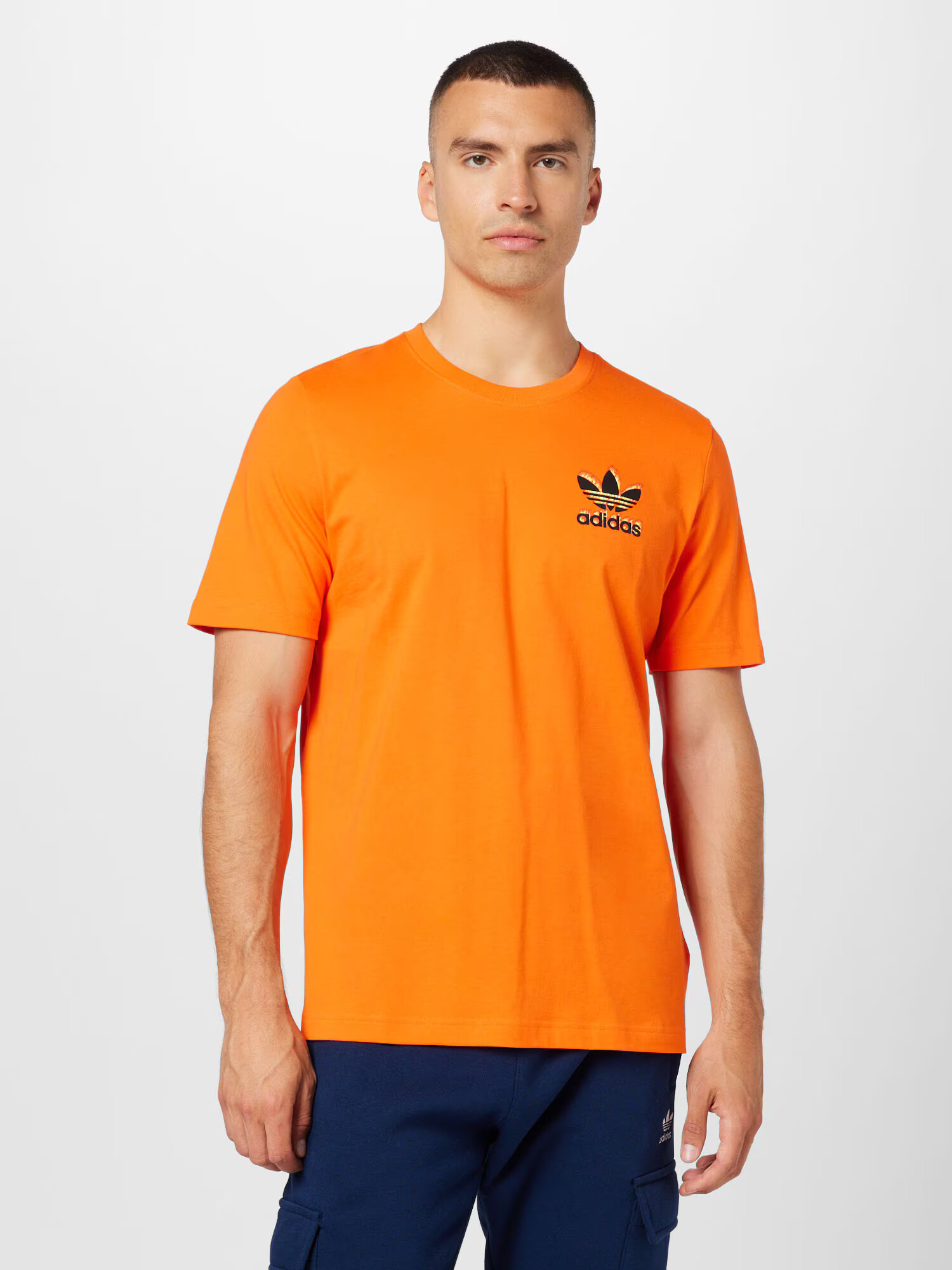 ADIDAS ORIGINALS Tričko 'FIRE' žltá / oranžová / čierna / biela - Pepit.sk