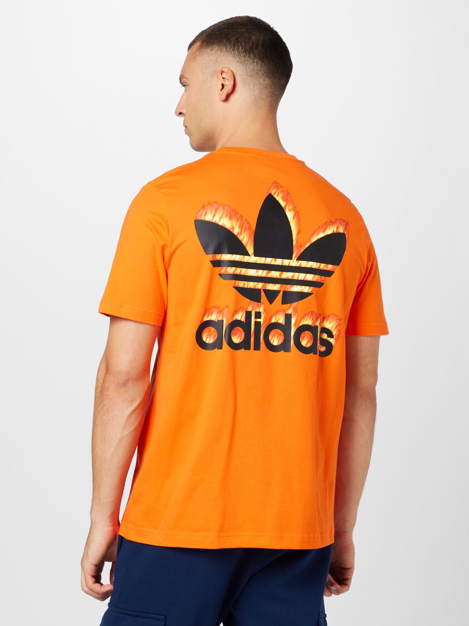 ADIDAS ORIGINALS Tričko 'FIRE' žltá / oranžová / čierna / biela - Pepit.sk