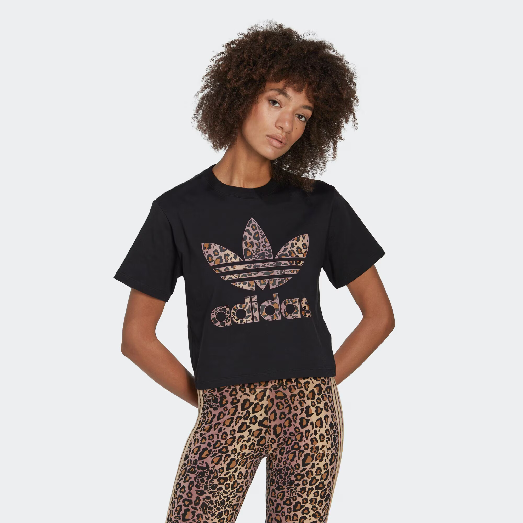 ADIDAS ORIGINALS Tričko hnedá / svetlofialová / čierna - Pepit.sk