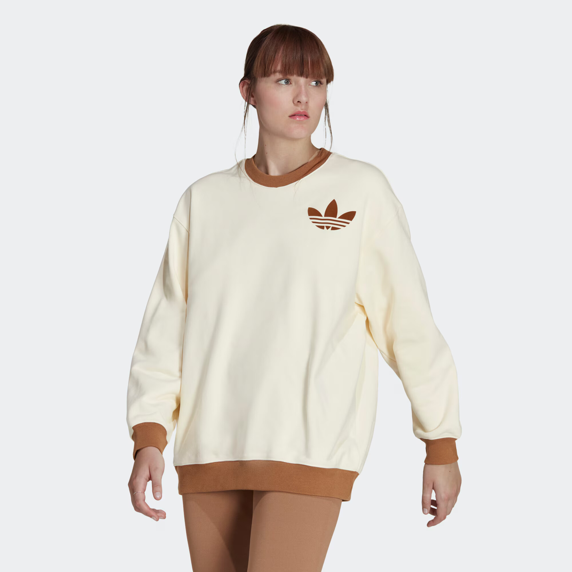 ADIDAS ORIGINALS Tričko krémová / hnedá - Pepit.sk