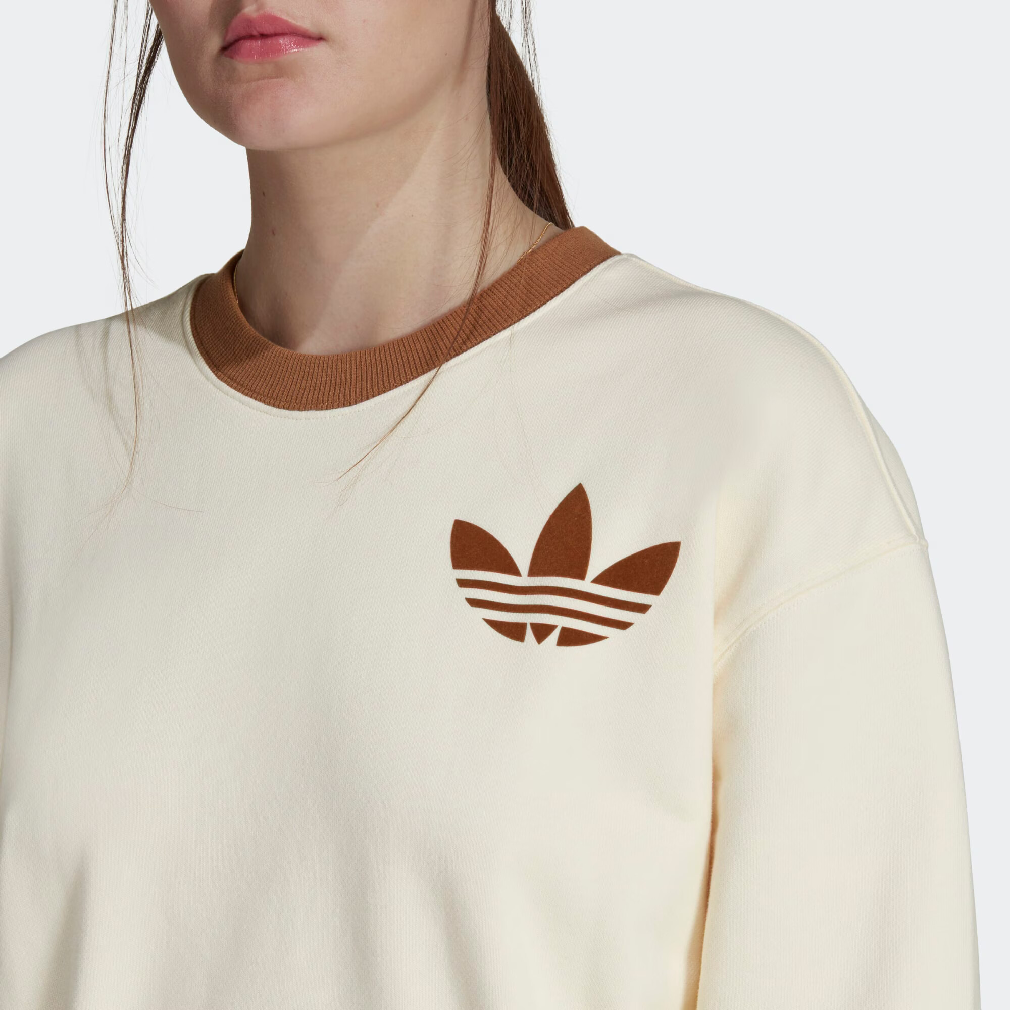 ADIDAS ORIGINALS Tričko krémová / hnedá - Pepit.sk