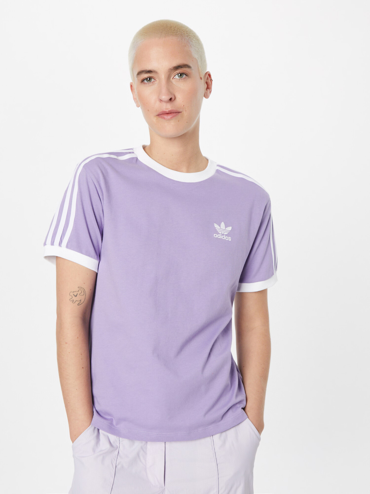 ADIDAS ORIGINALS Tričko levanduľová / biela - Pepit.sk