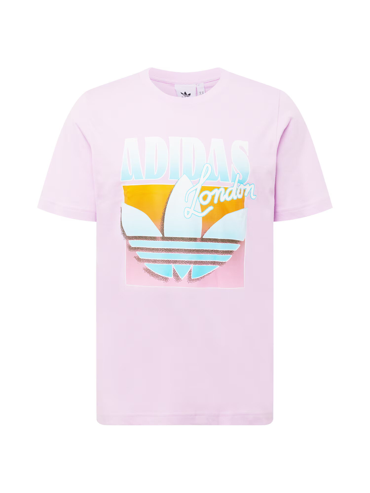 ADIDAS ORIGINALS Tričko 'London' vodová / horčicová / orchideová / biela - Pepit.sk