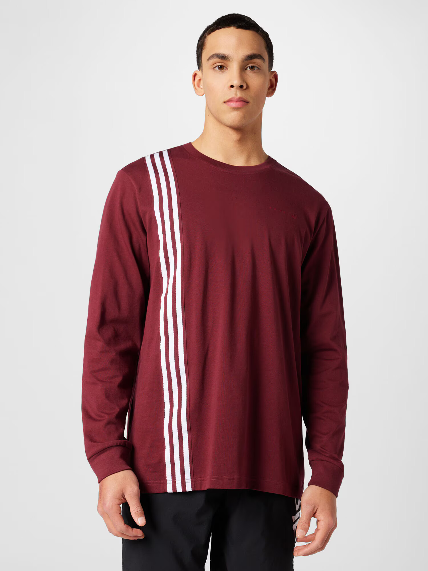 ADIDAS ORIGINALS Tričko 'Rifta Metro' burgundská / biela - Pepit.sk