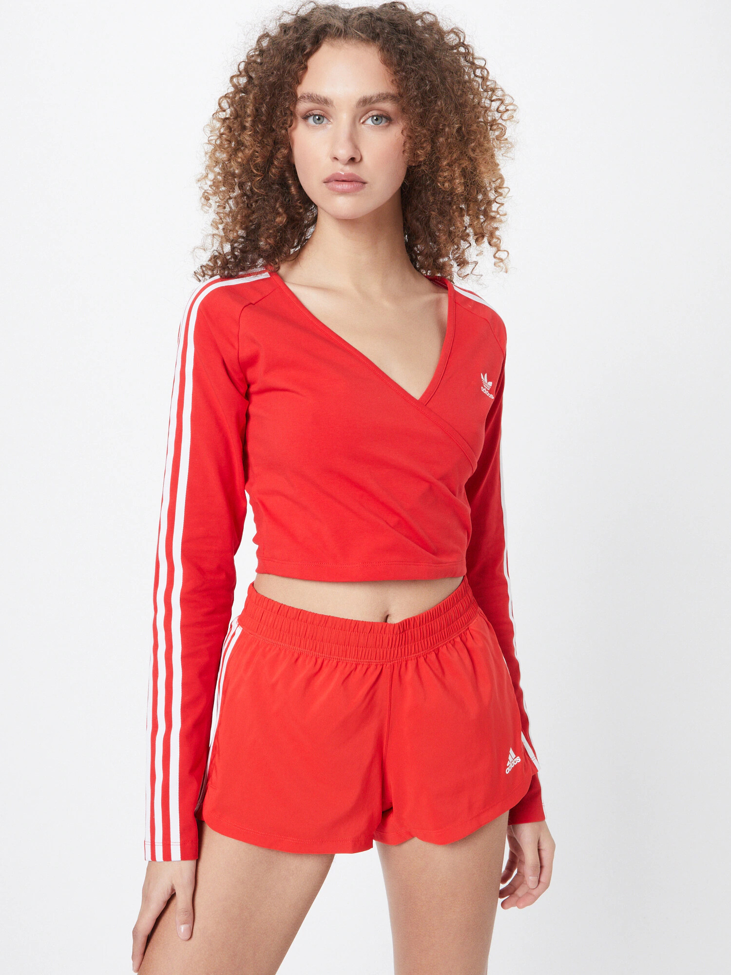 ADIDAS ORIGINALS Tričko ohnivo červená / biela - Pepit.sk