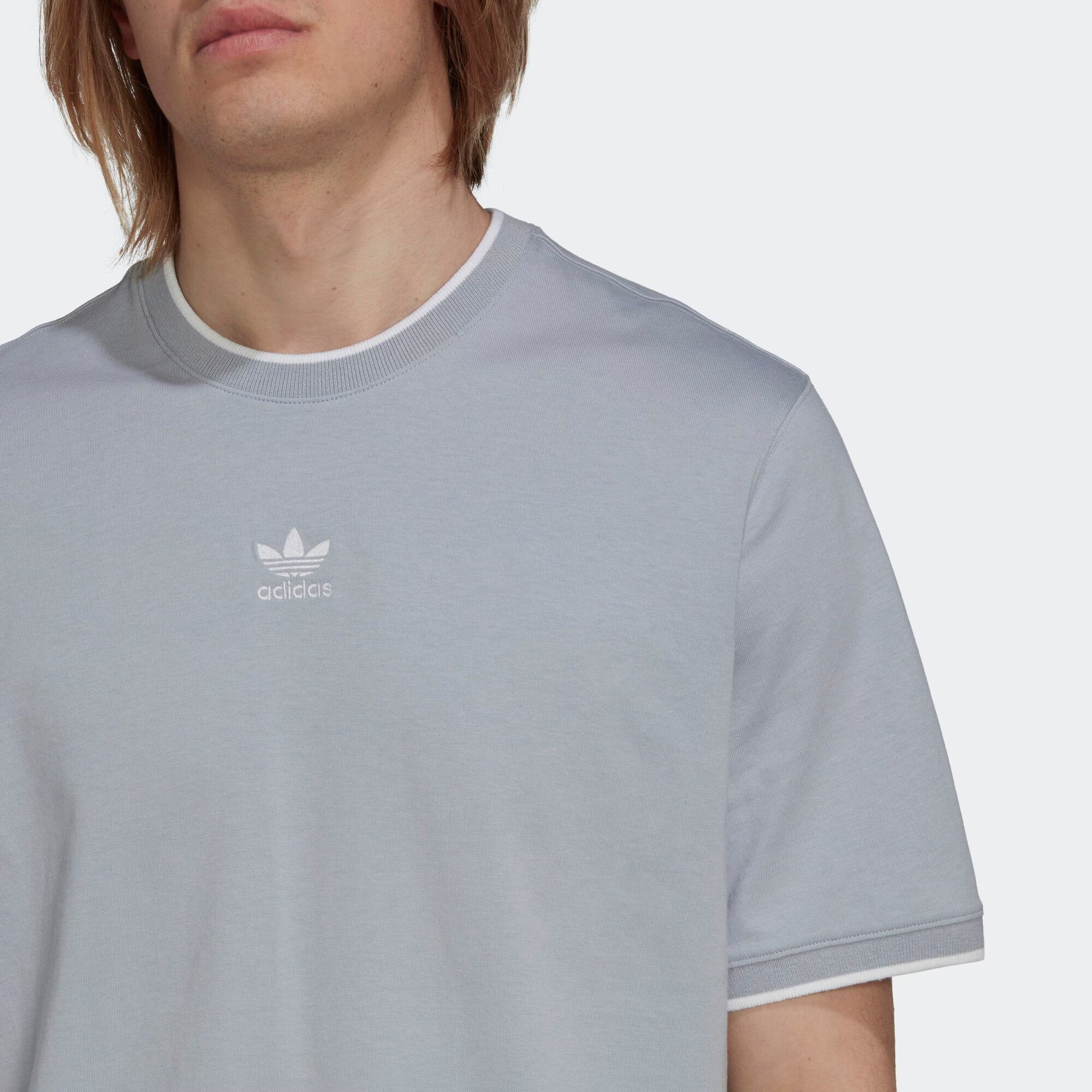 ADIDAS ORIGINALS Tričko 'Rekive' sivá / biela - Pepit.sk