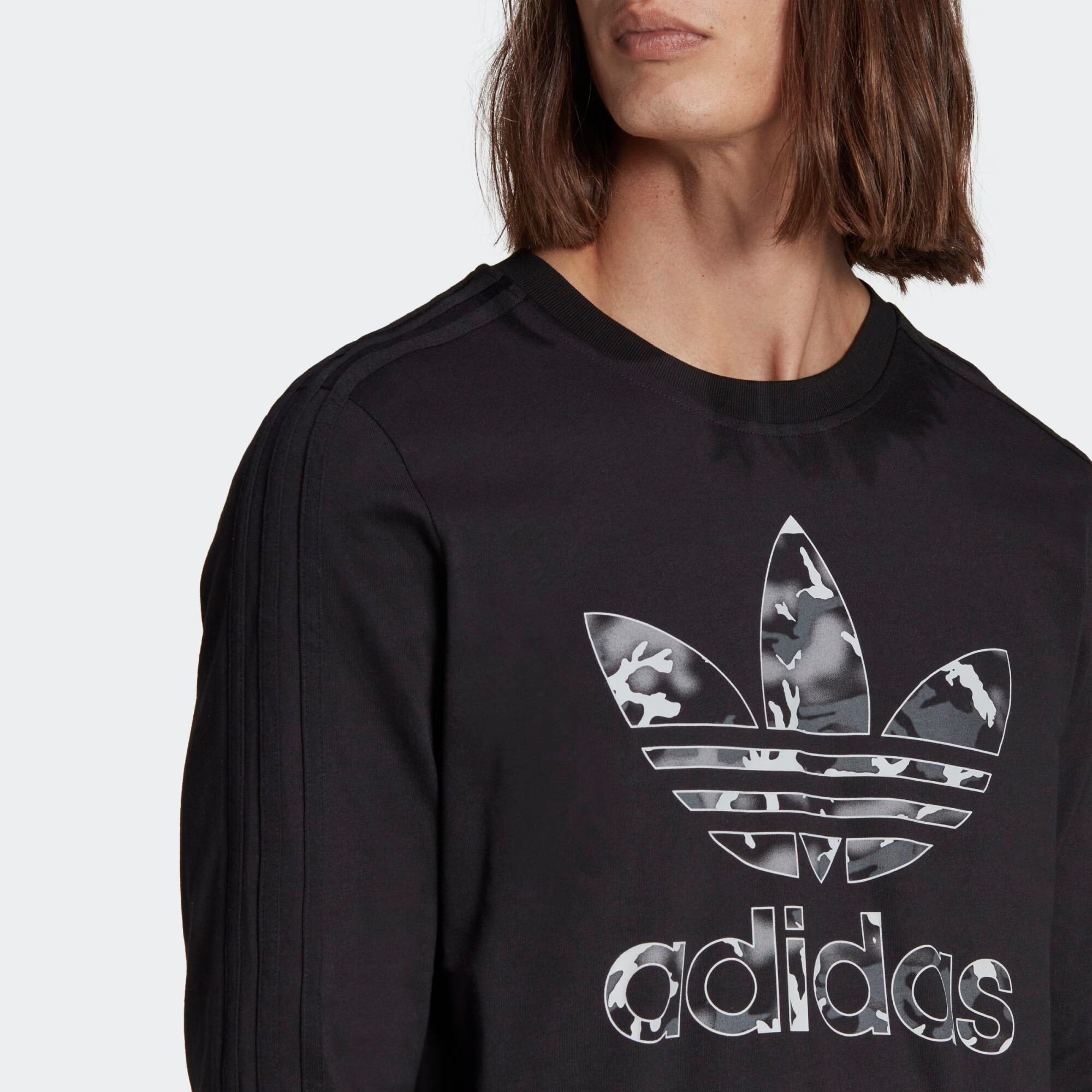 ADIDAS ORIGINALS Tričko sivá / svetlosivá / čierna / biela - Pepit.sk