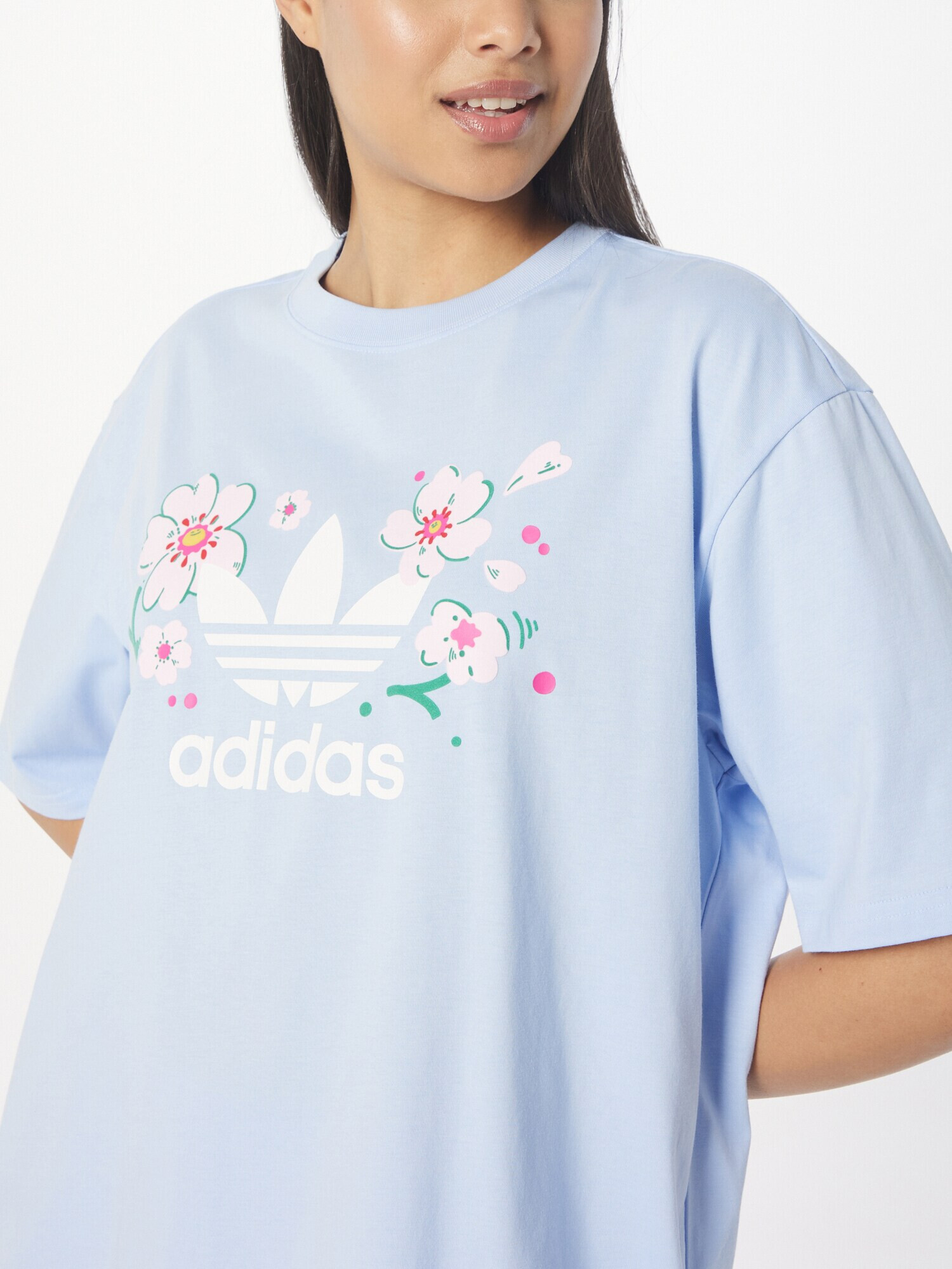 ADIDAS ORIGINALS Tričko svetlomodrá / zelená / ružová / biela - Pepit.sk