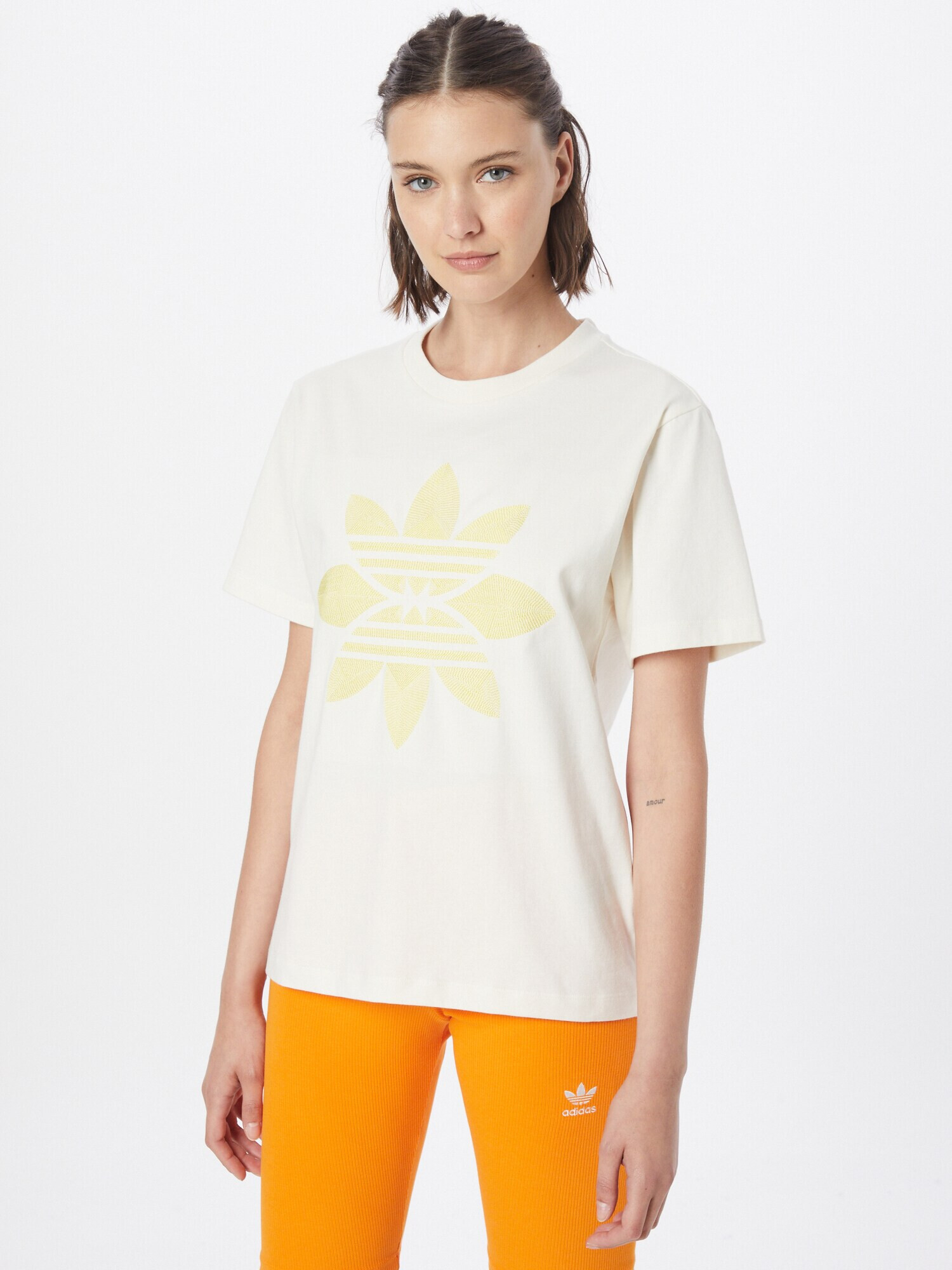 ADIDAS ORIGINALS Tričko svetložltá / biela - Pepit.sk