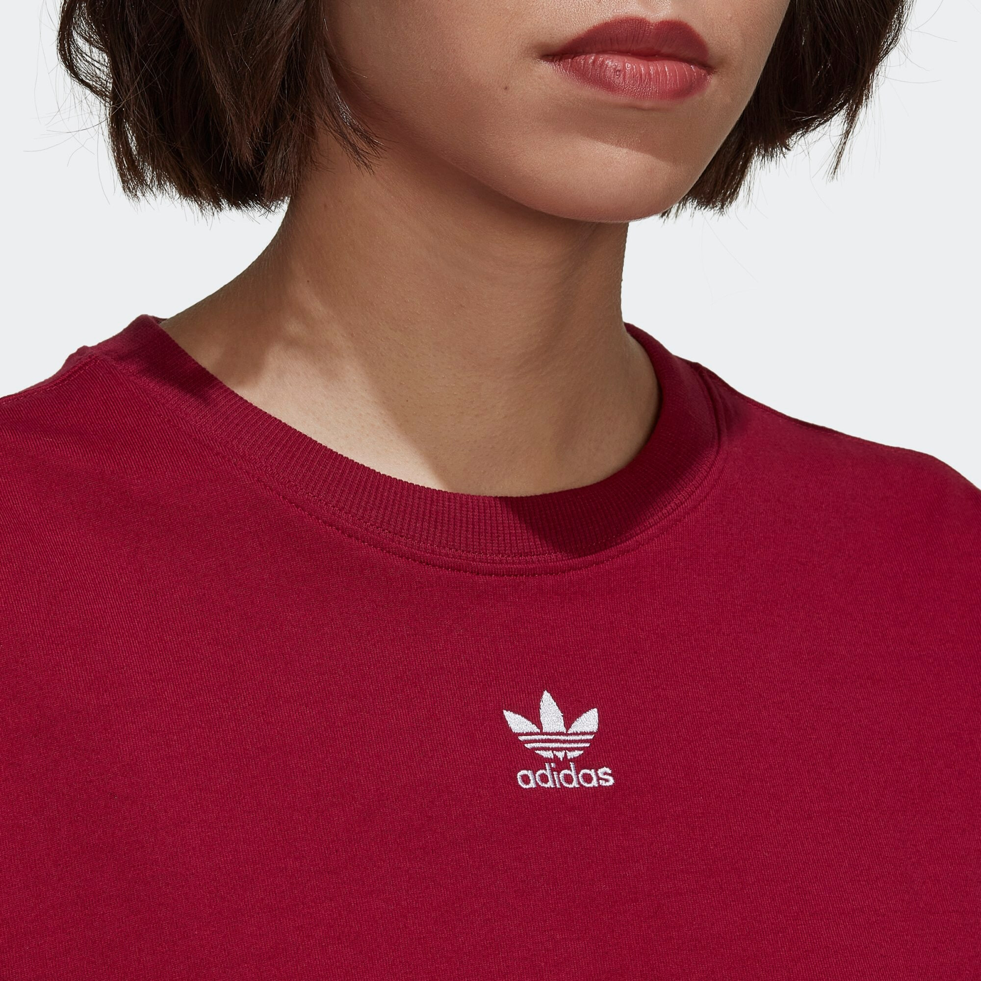 ADIDAS ORIGINALS Tričko tmavočervená / biela - Pepit.sk