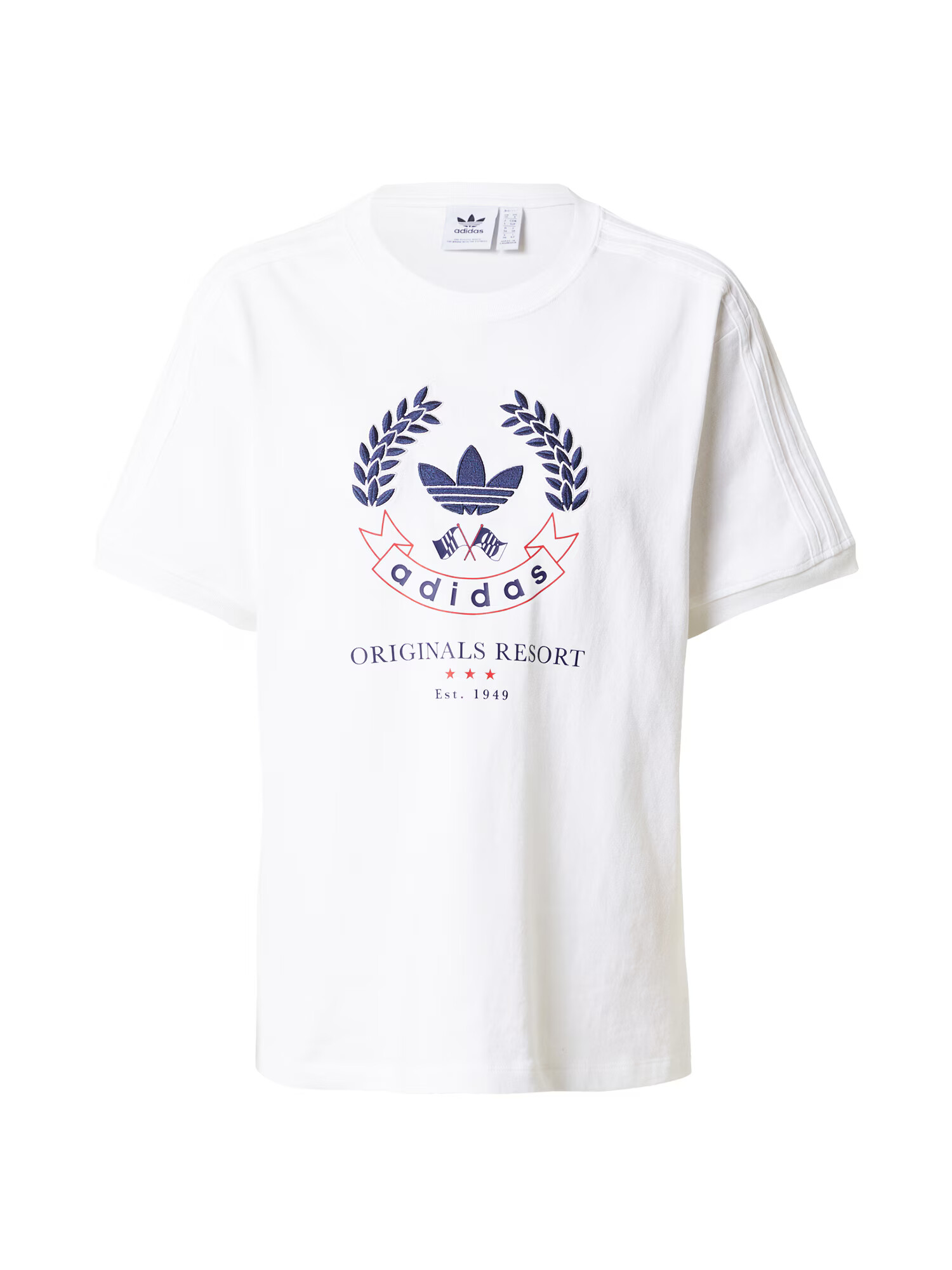 ADIDAS ORIGINALS Tričko tmavomodrá / jasne červená / biela - Pepit.sk