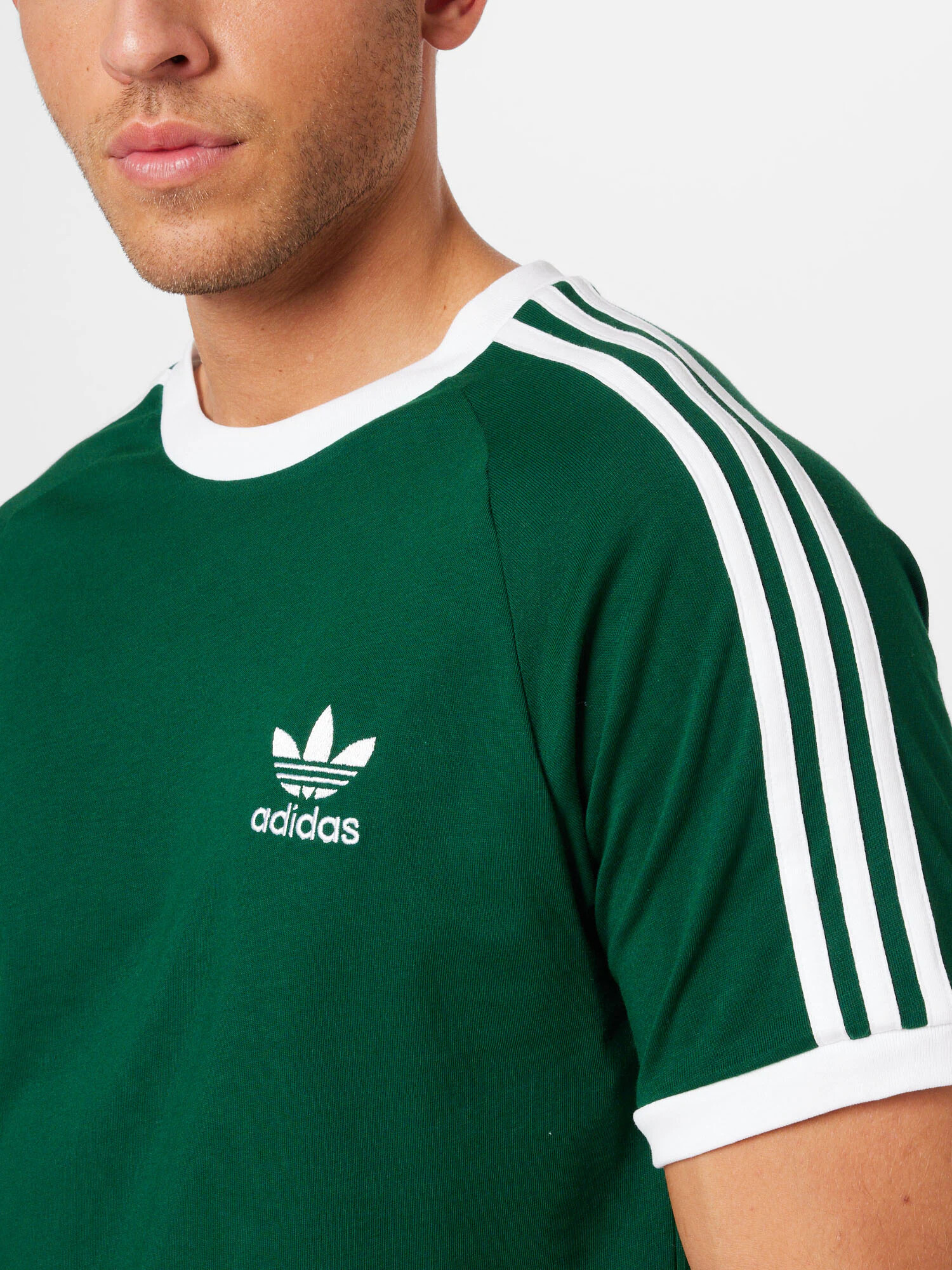 ADIDAS ORIGINALS Tričko tmavozelená / biela - Pepit.sk