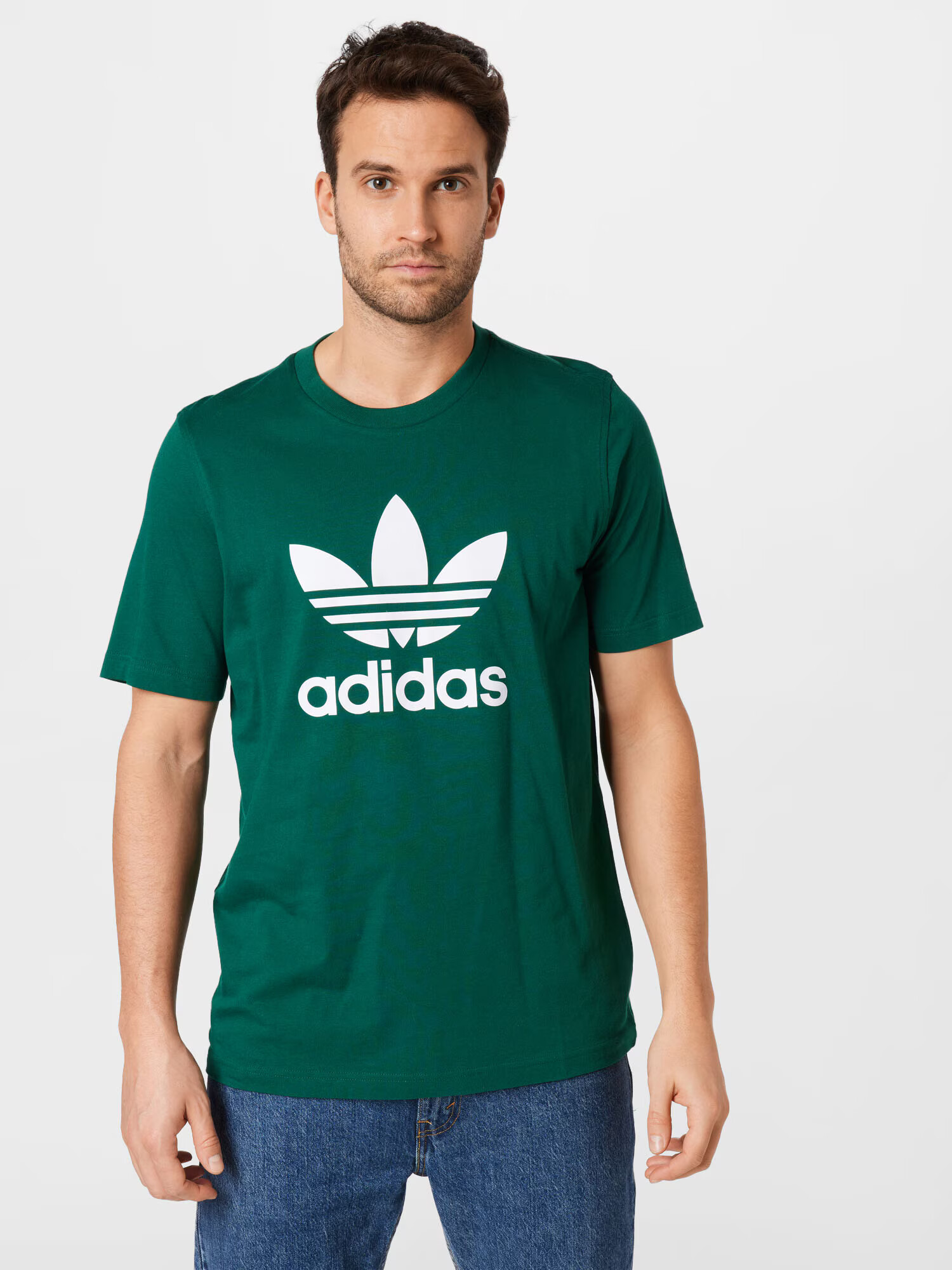 ADIDAS ORIGINALS Tričko tmavozelená / biela - Pepit.sk