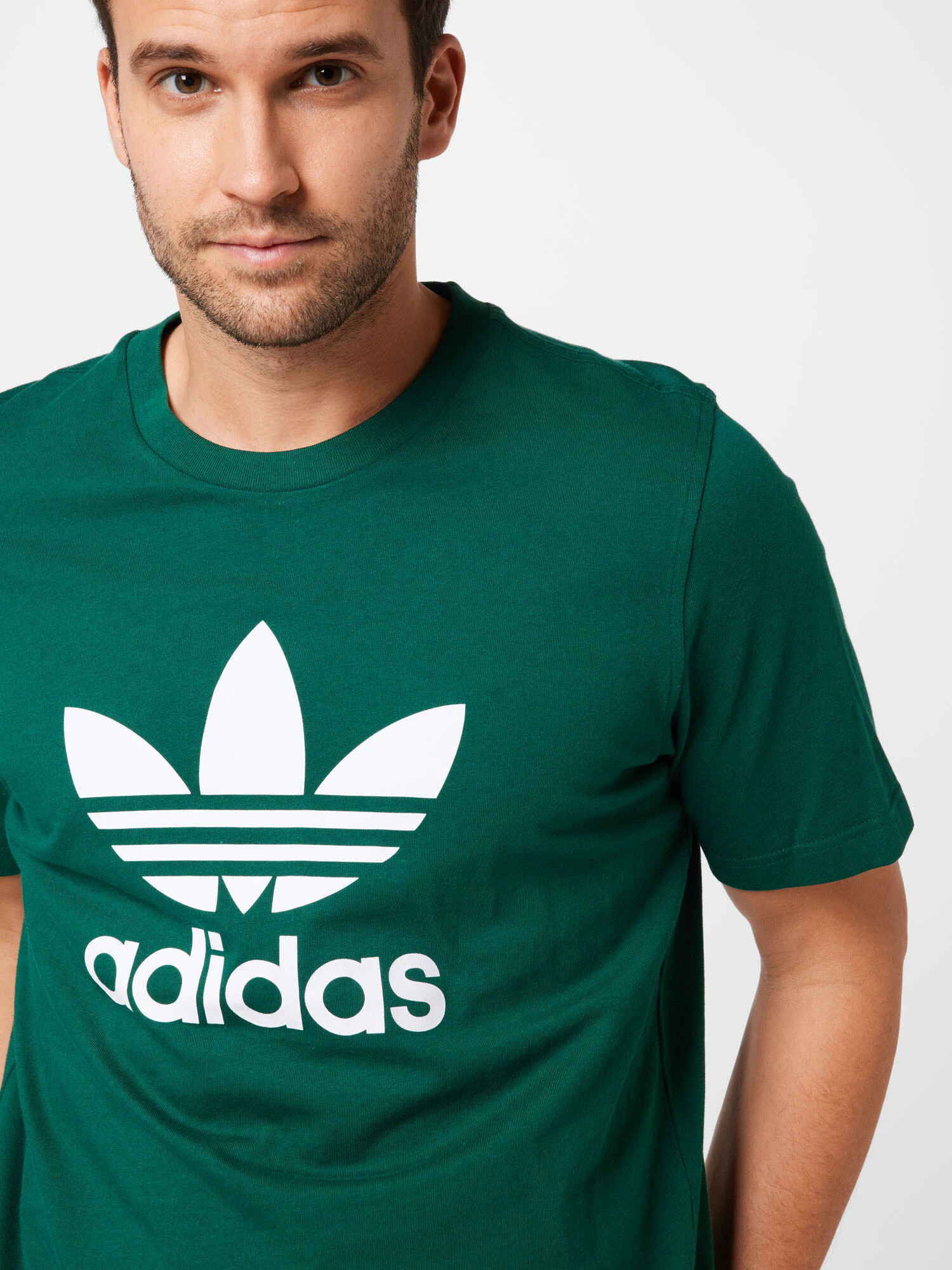 ADIDAS ORIGINALS Tričko tmavozelená / biela - Pepit.sk