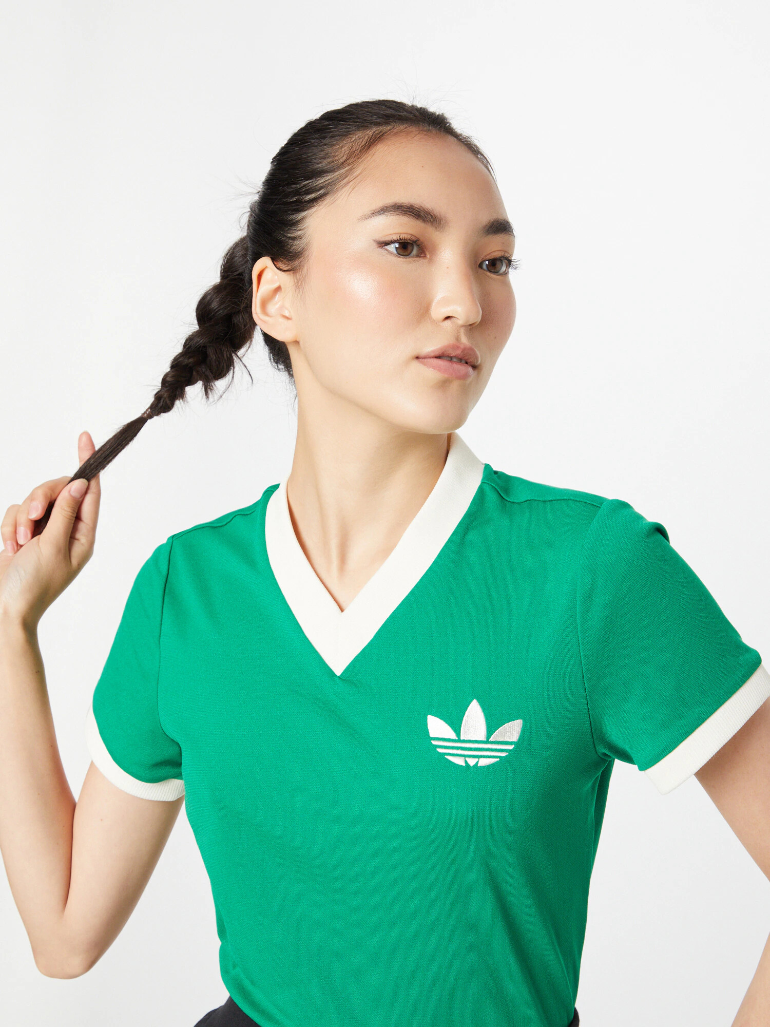 ADIDAS ORIGINALS Tričko trávovo zelená / biela - Pepit.sk