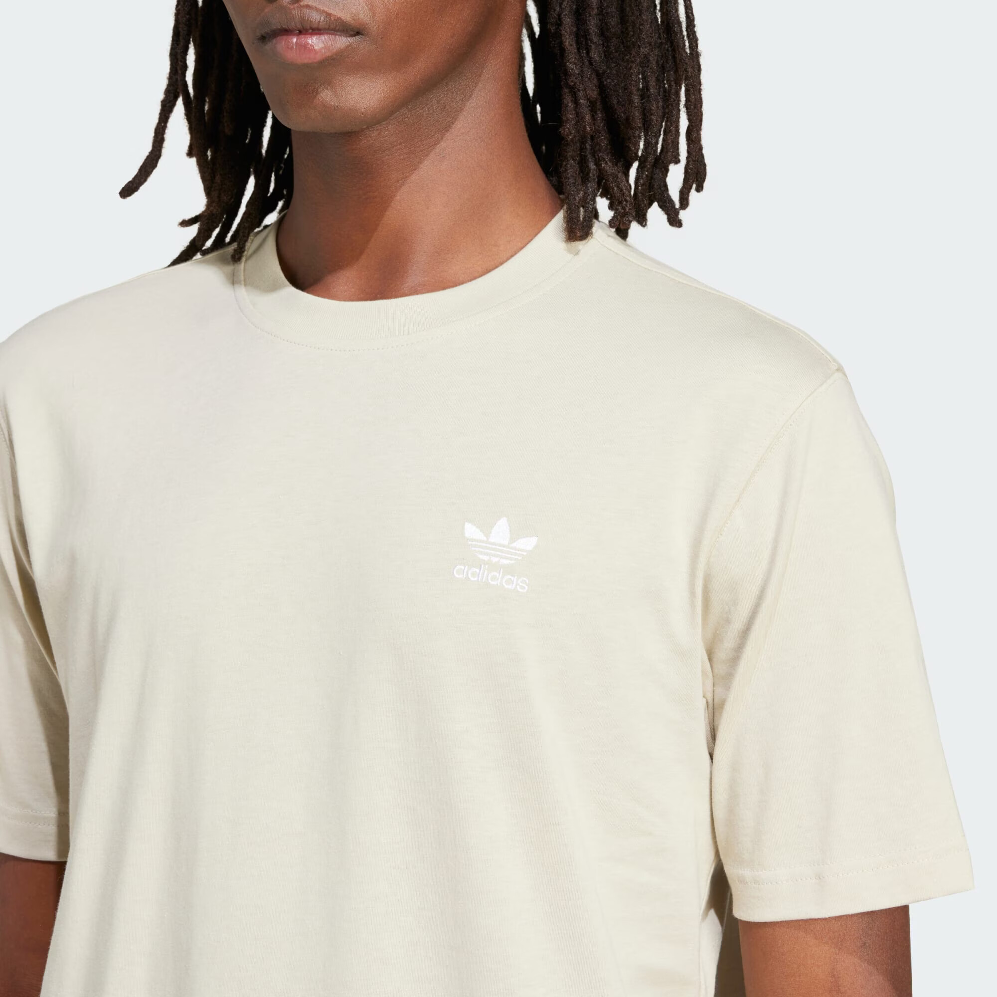 ADIDAS ORIGINALS Tričko 'Trefoil Essentials' svetlobéžová / biela - Pepit.sk