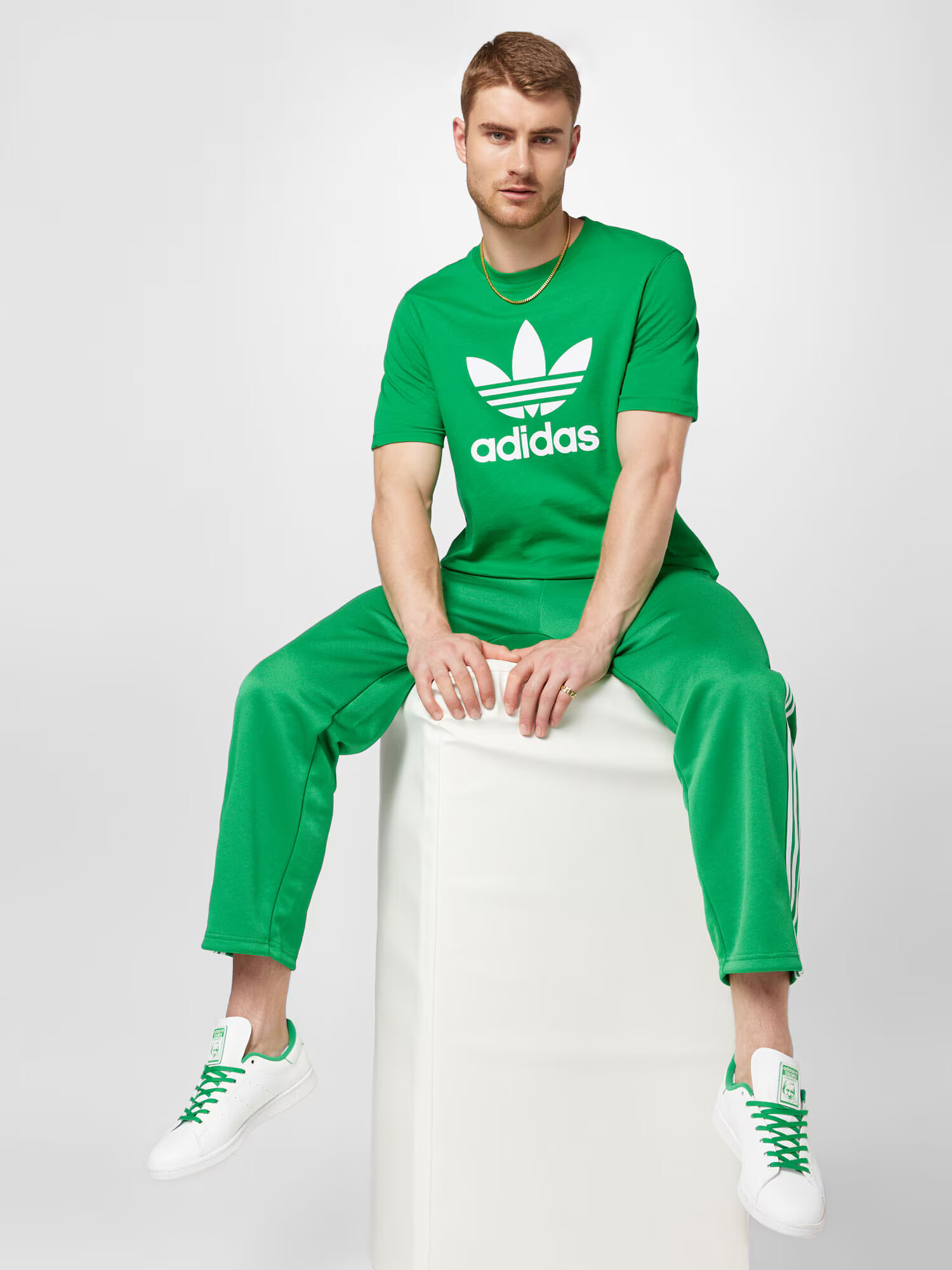 ADIDAS ORIGINALS Tričko zelená / biela - Pepit.sk