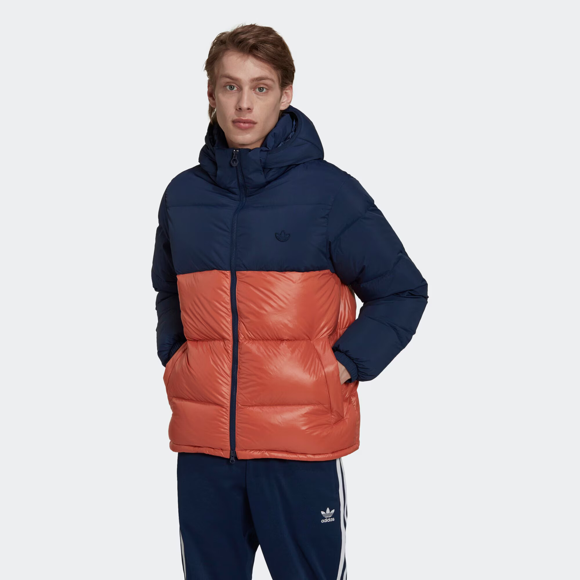 ADIDAS ORIGINALS Zimná bunda indigo / oranžová - Pepit.sk