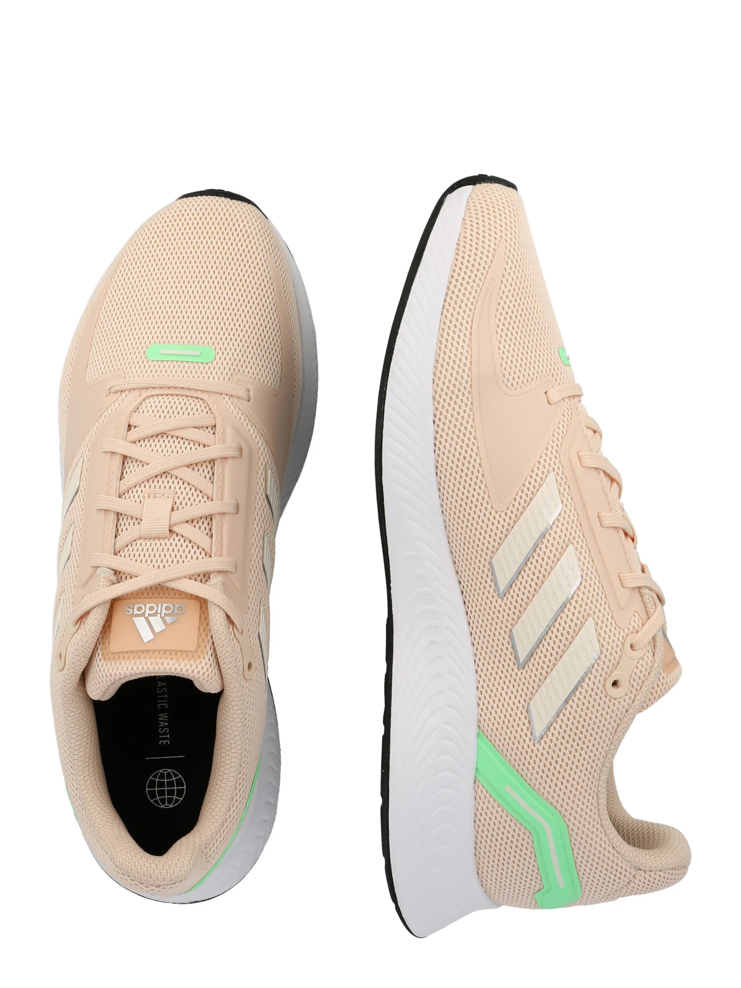 ADIDAS SPORTSWEAR Nízke tenisky 'Runfalcon 2.0' neónovo zelená / broskyňová - Pepit.sk