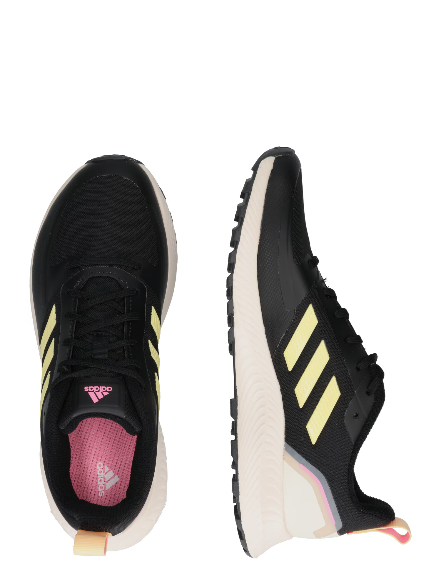 ADIDAS SPORTSWEAR Bežecká obuv 'RUNFALCON 2.0' svetložltá / svetloružová / čierna - Pepit.sk