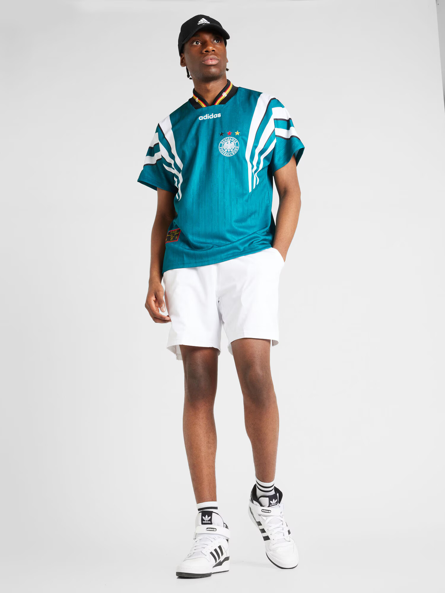 ADIDAS PERFORMANCE Dres 'DFB 1996' žltá / zelená / červená / čierna / biela - Pepit.sk