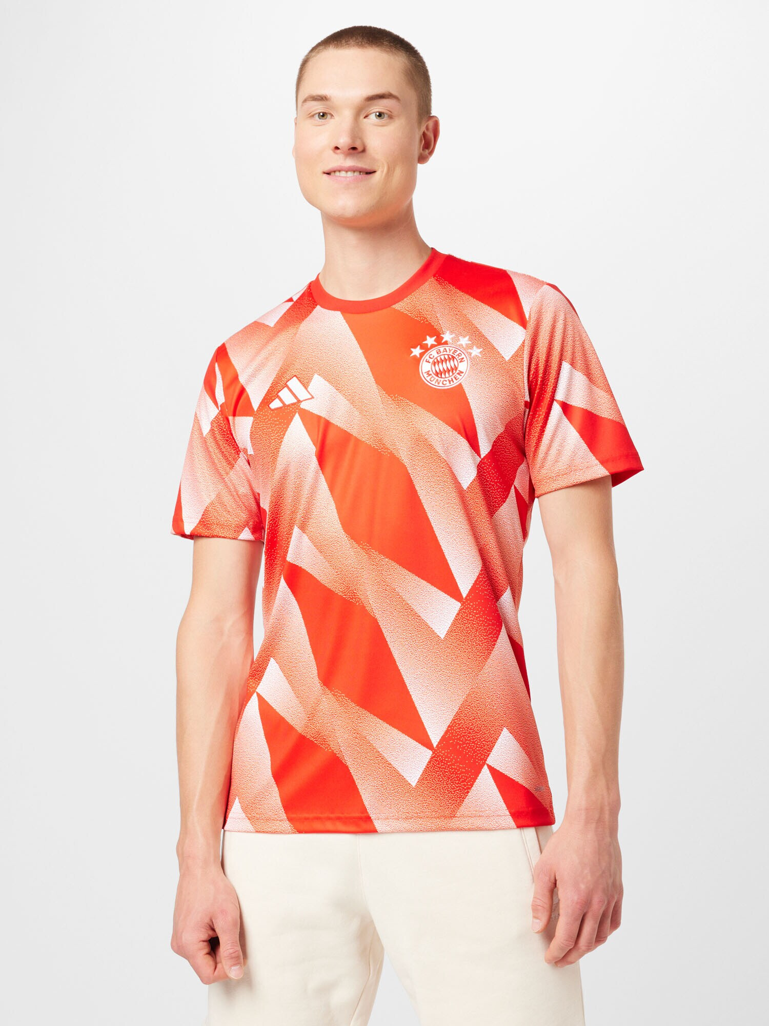 ADIDAS PERFORMANCE Dres 'FC Bayern München' červená / biela - Pepit.sk