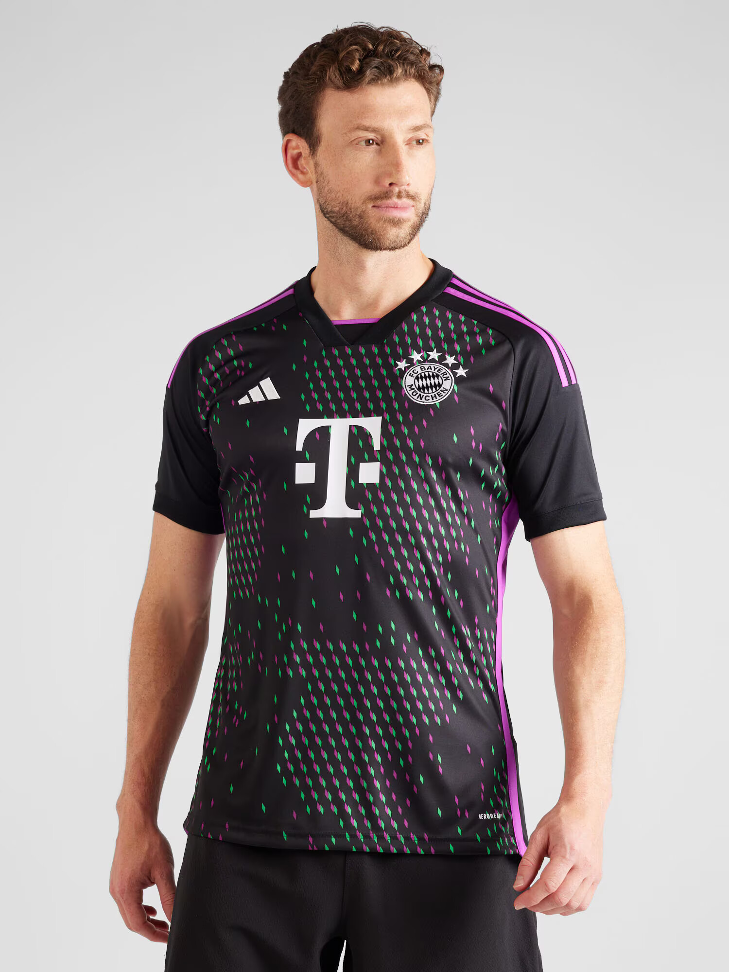 ADIDAS PERFORMANCE Dres 'FC Bayern München 23/24' svetlozelená / fialová / čierna / biela - Pepit.sk