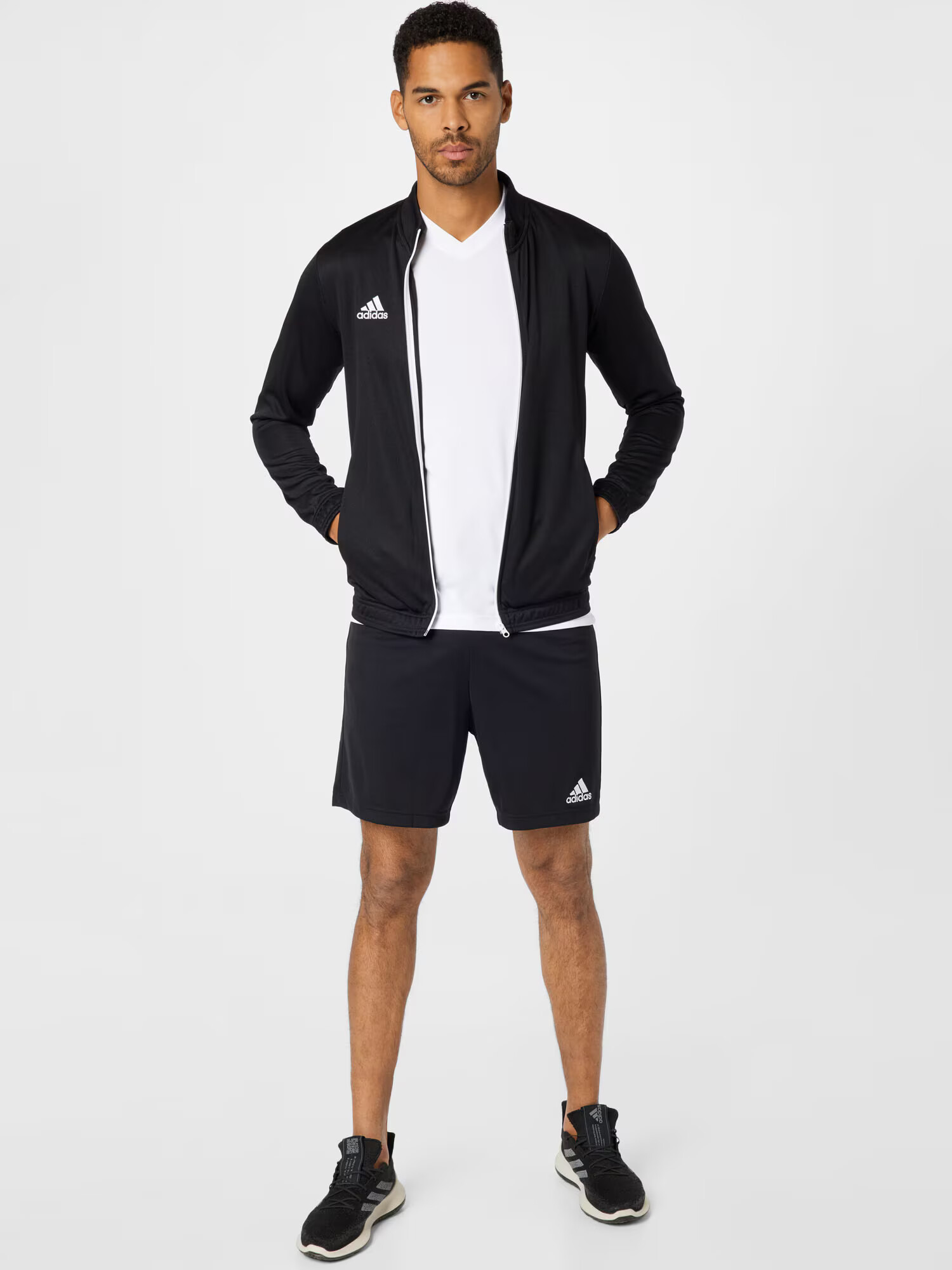 ADIDAS SPORTSWEAR Funkčné tričko 'Entrada 22' čierna / biela - Pepit.sk