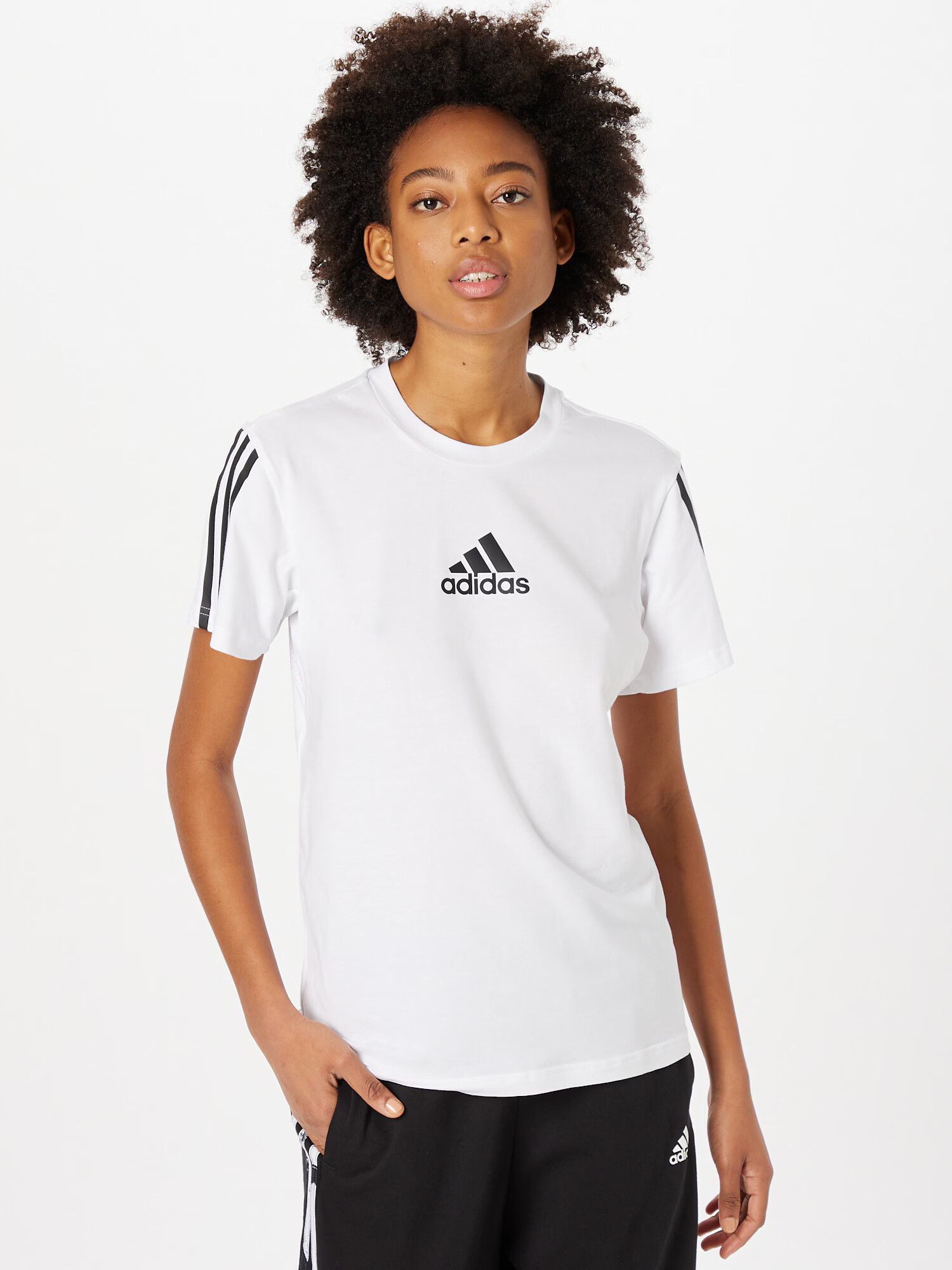 ADIDAS PERFORMANCE Funkčné tričko čierna / biela - Pepit.sk