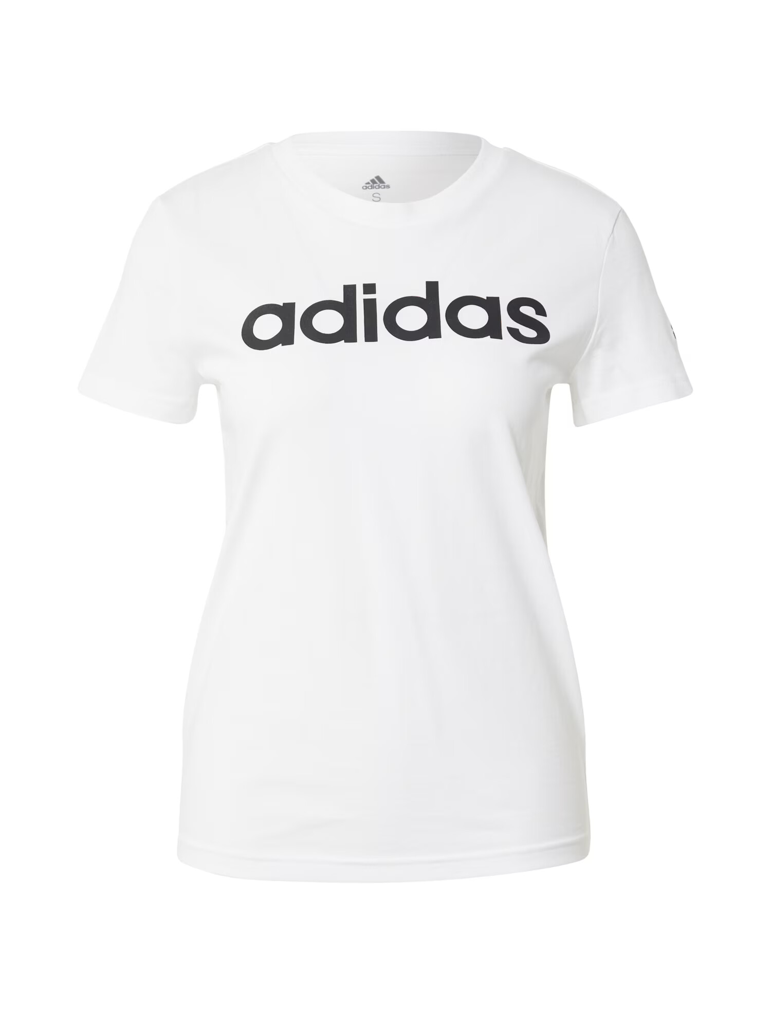 ADIDAS SPORTSWEAR Funkčné tričko 'Essentials Logo' čierna / biela - Pepit.sk