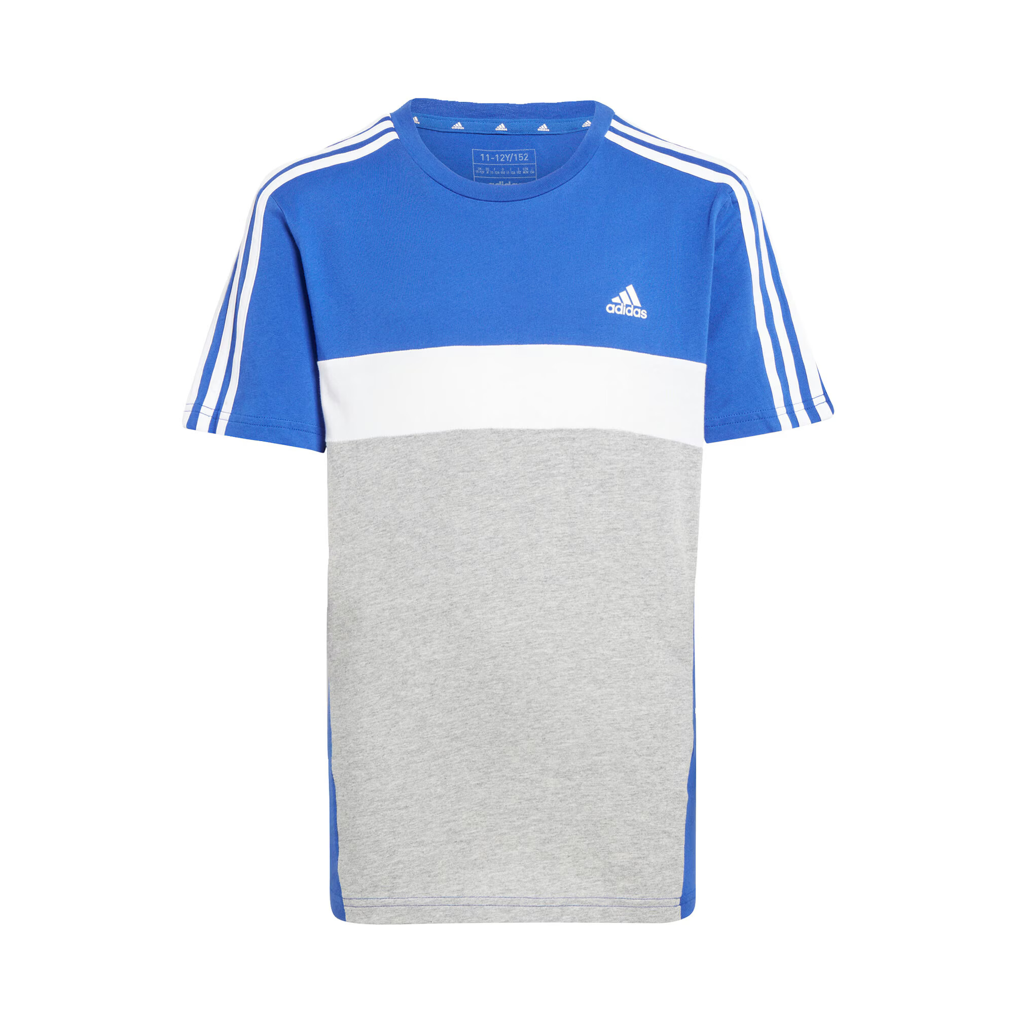 ADIDAS PERFORMANCE Funkčné tričko 'Tiberio' modrá / sivá melírovaná / biela - Pepit.sk