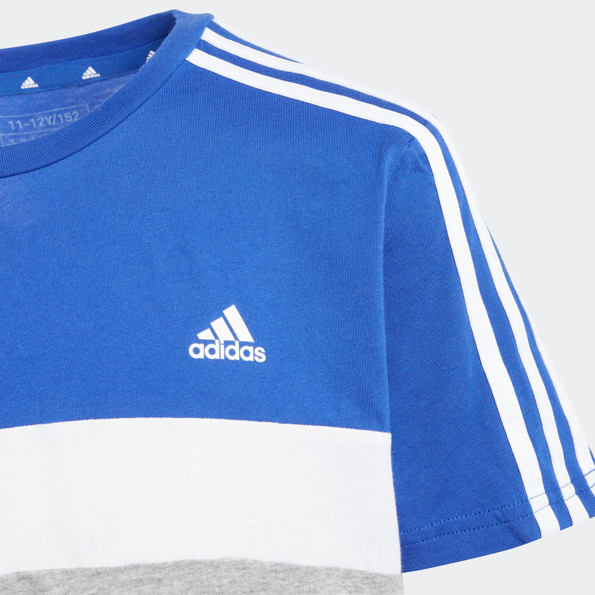 ADIDAS PERFORMANCE Funkčné tričko 'Tiberio' modrá / sivá melírovaná / biela - Pepit.sk