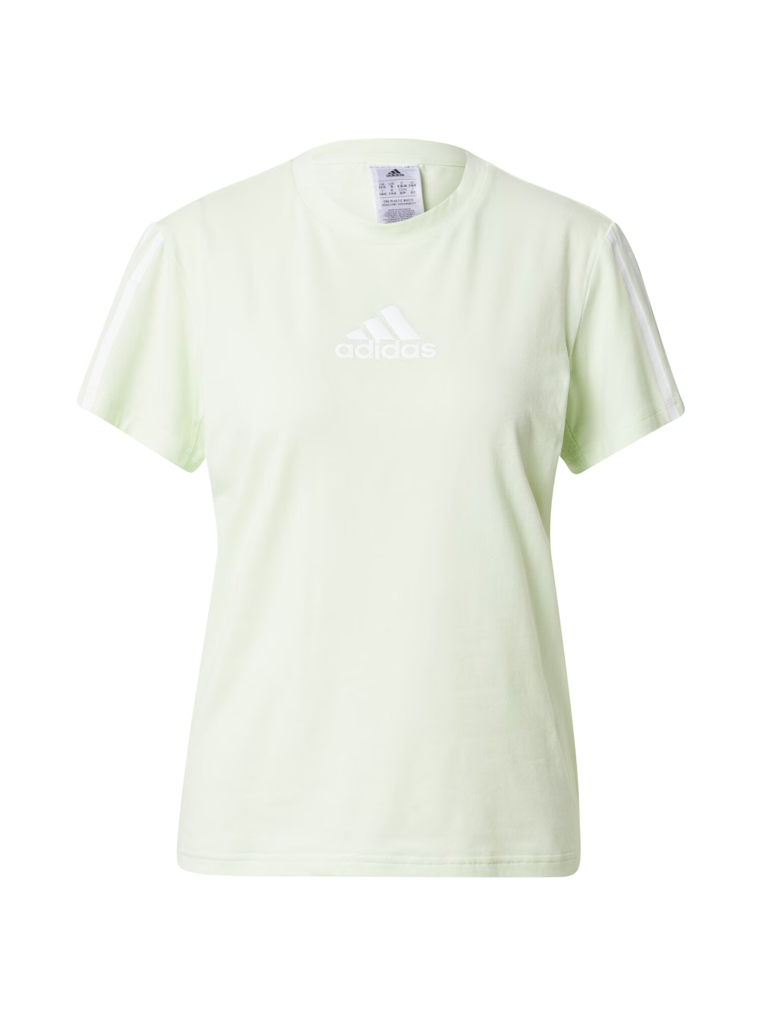 ADIDAS SPORTSWEAR Funkčné tričko pastelovo zelená / biela - Pepit.sk