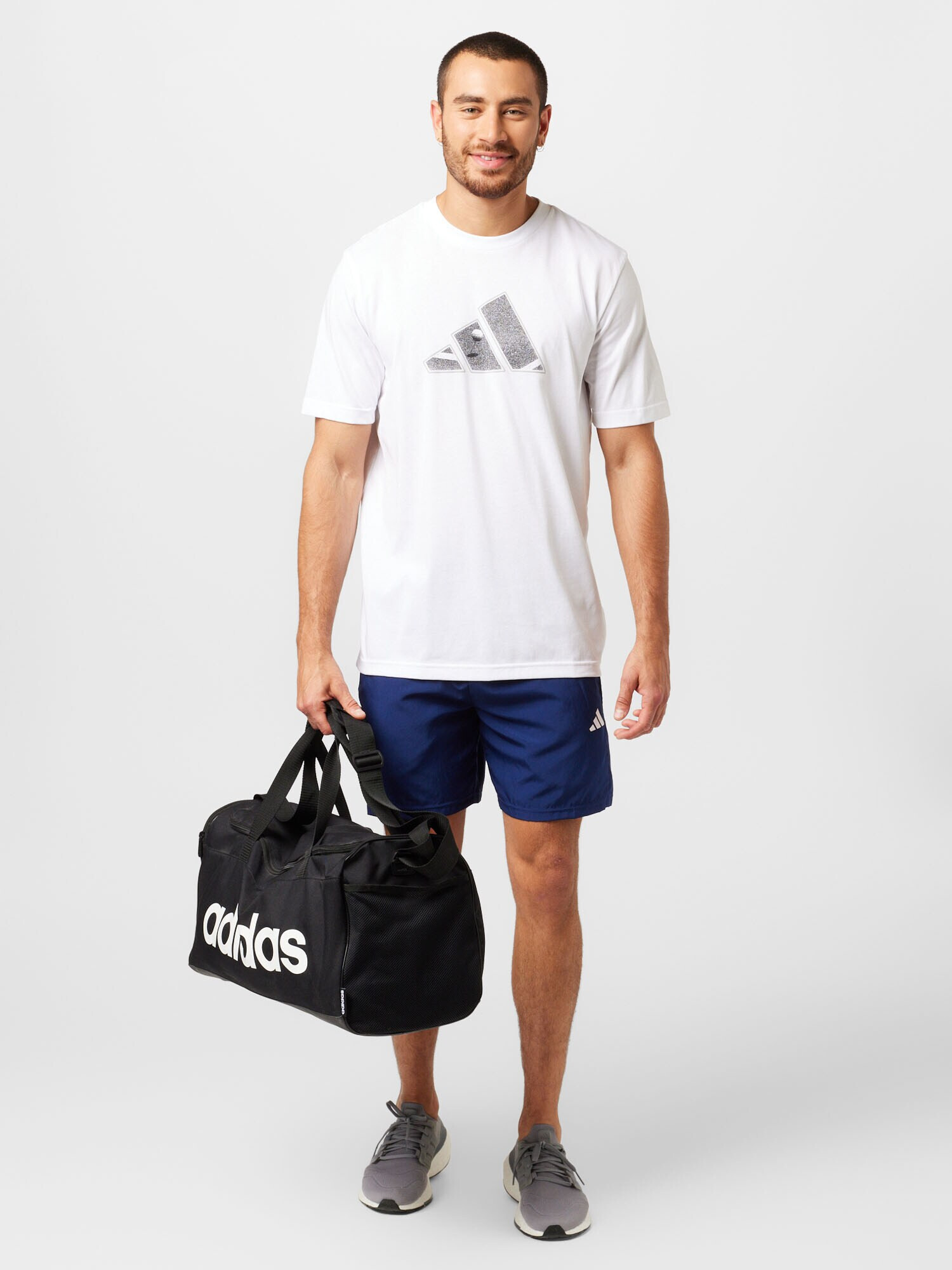 ADIDAS PERFORMANCE Funkčné tričko sivá / tmavosivá / biela - Pepit.sk