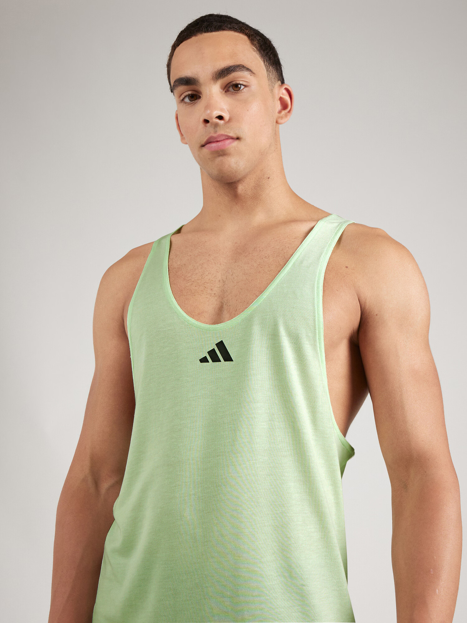 ADIDAS PERFORMANCE Funkčné tričko 'Workout Stringer' jablková / čierna - Pepit.sk