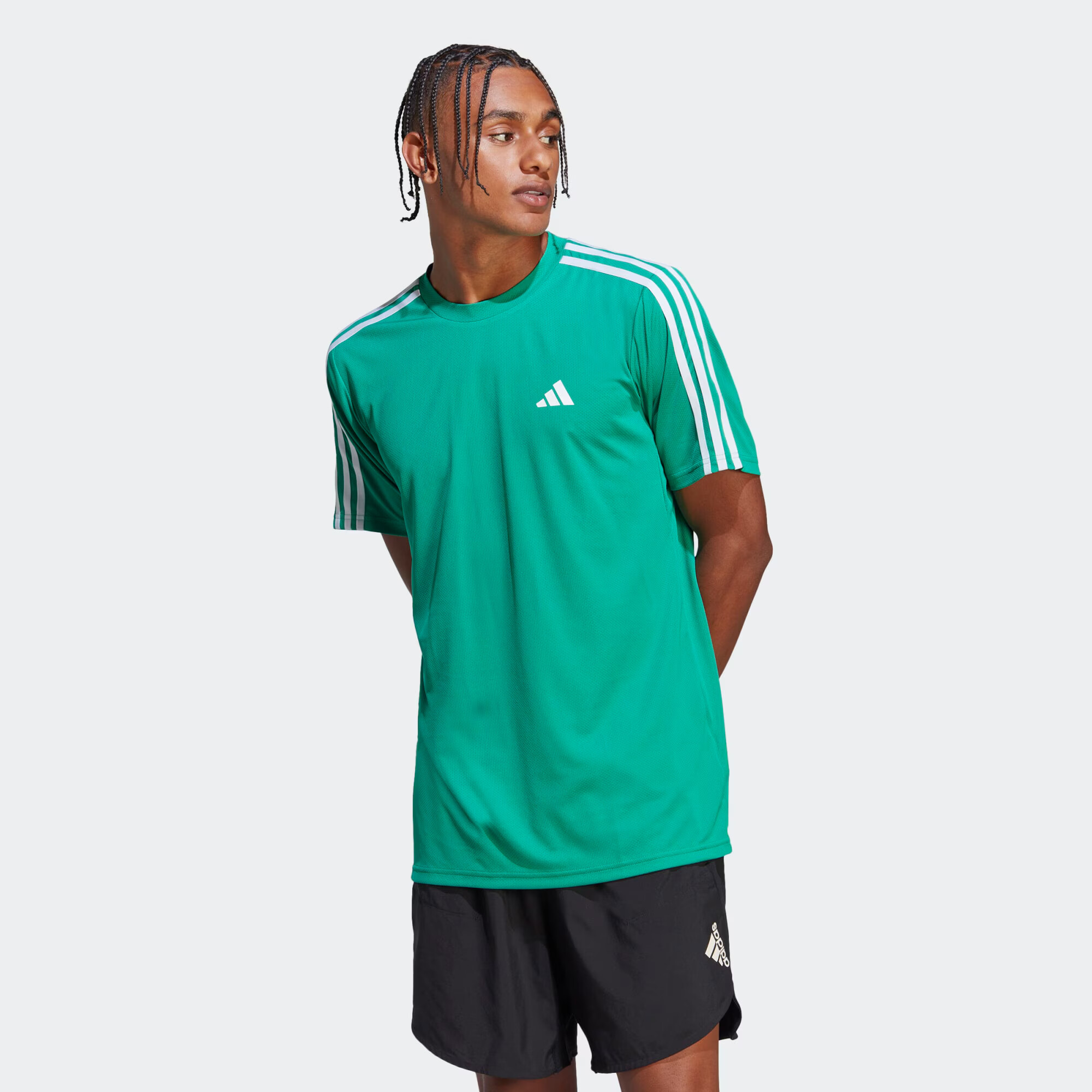 ADIDAS PERFORMANCE Funkčné tričko zelená / biela - Pepit.sk