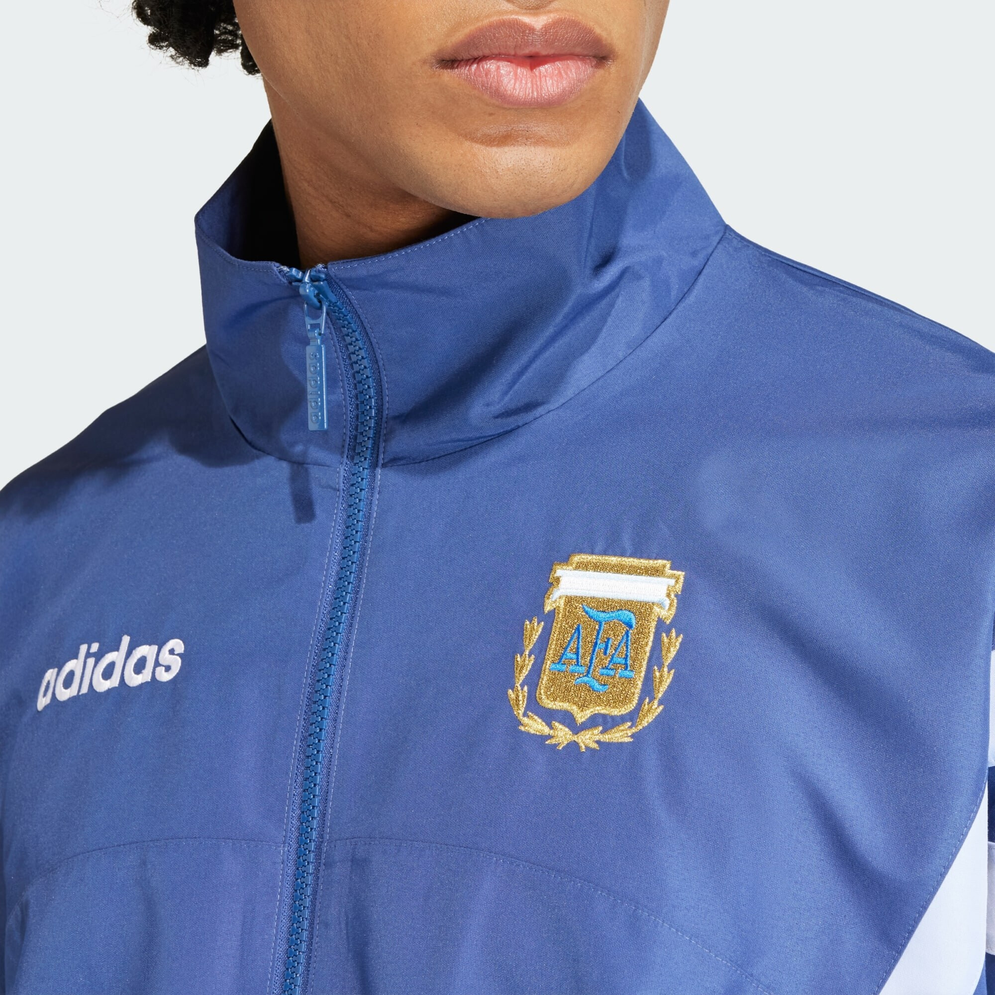 ADIDAS PERFORMANCE Športová bunda 'Argentinien 1994' zlatá / fialová / biela - Pepit.sk