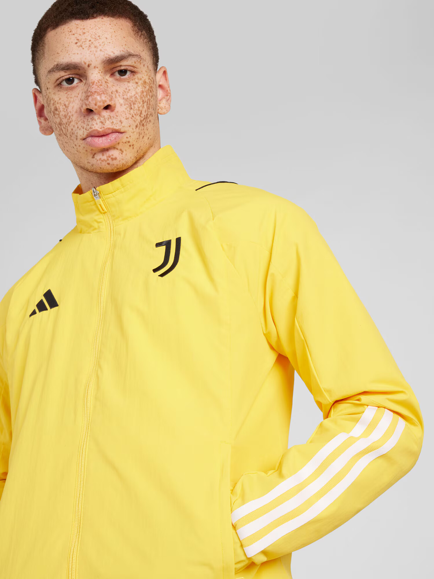 ADIDAS PERFORMANCE Športová bunda 'JUVE' žltá / čierna / biela - Pepit.sk