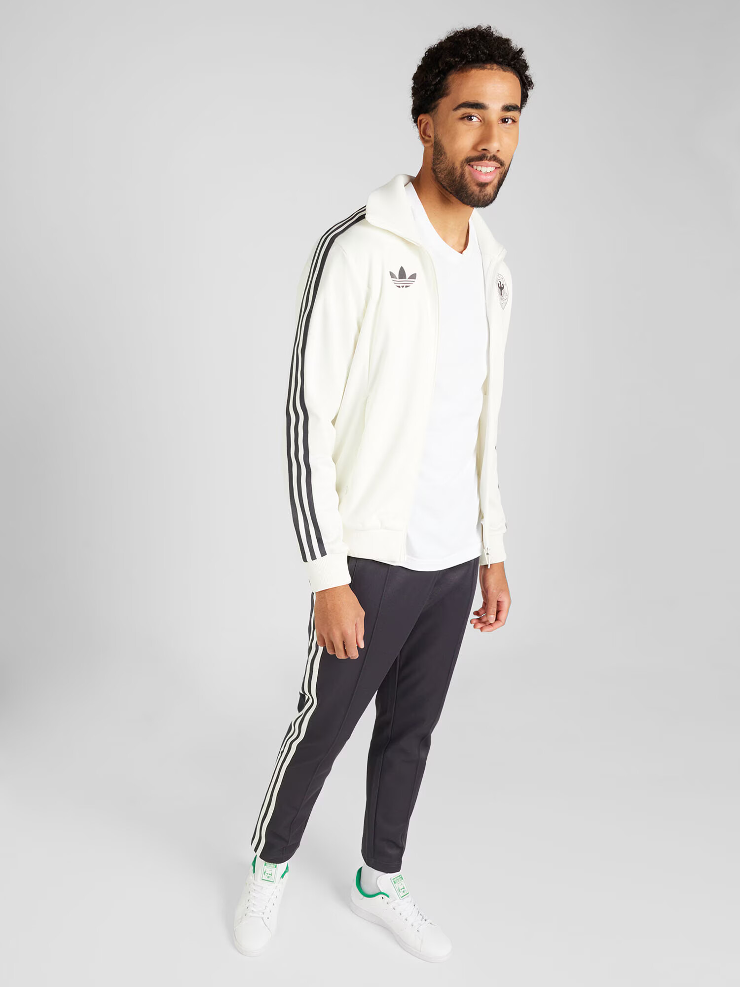 ADIDAS PERFORMANCE Športová mikina so zipsom čierna / biela - Pepit.sk