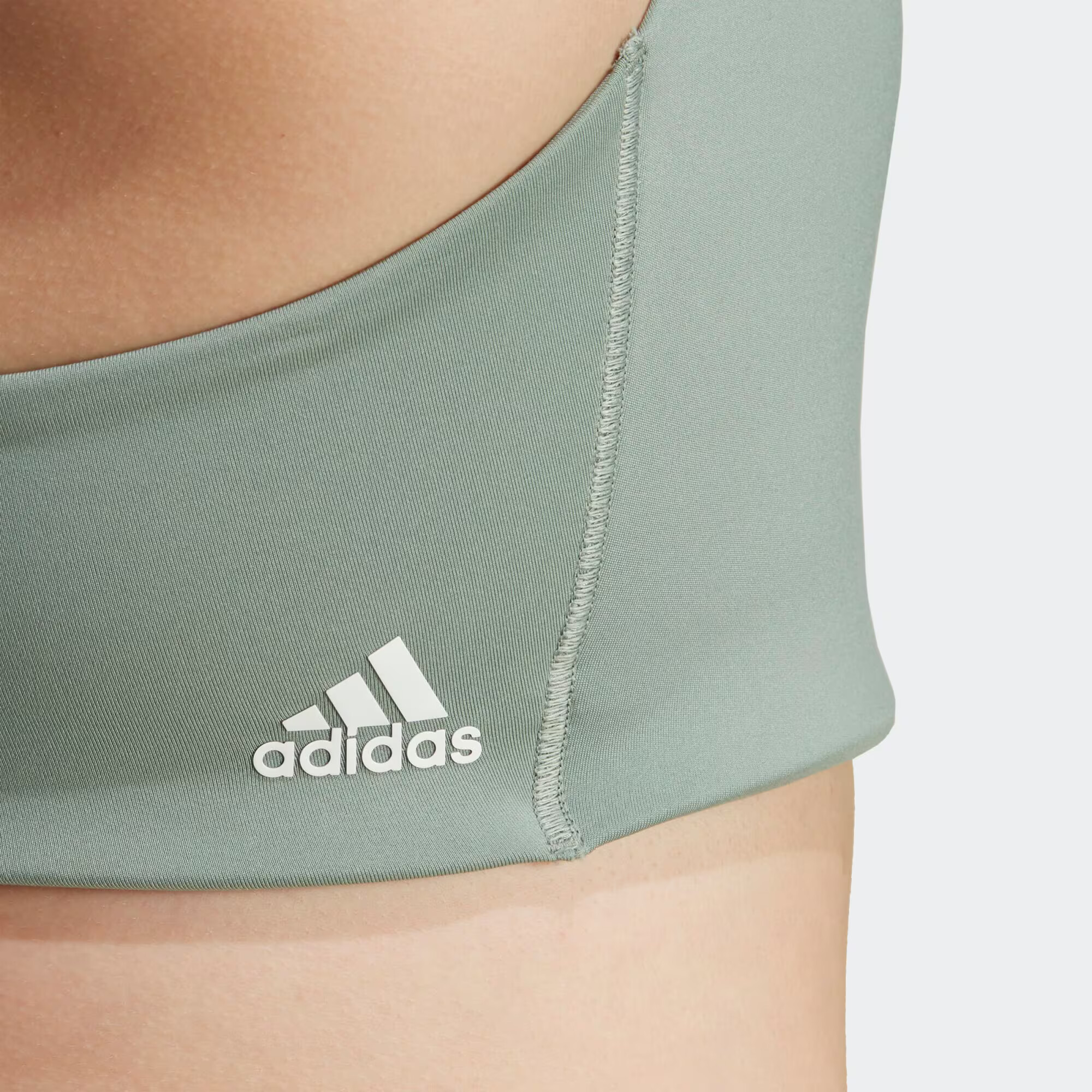 ADIDAS SPORTSWEAR Športová podprsenka pastelovo zelená / biela - Pepit.sk