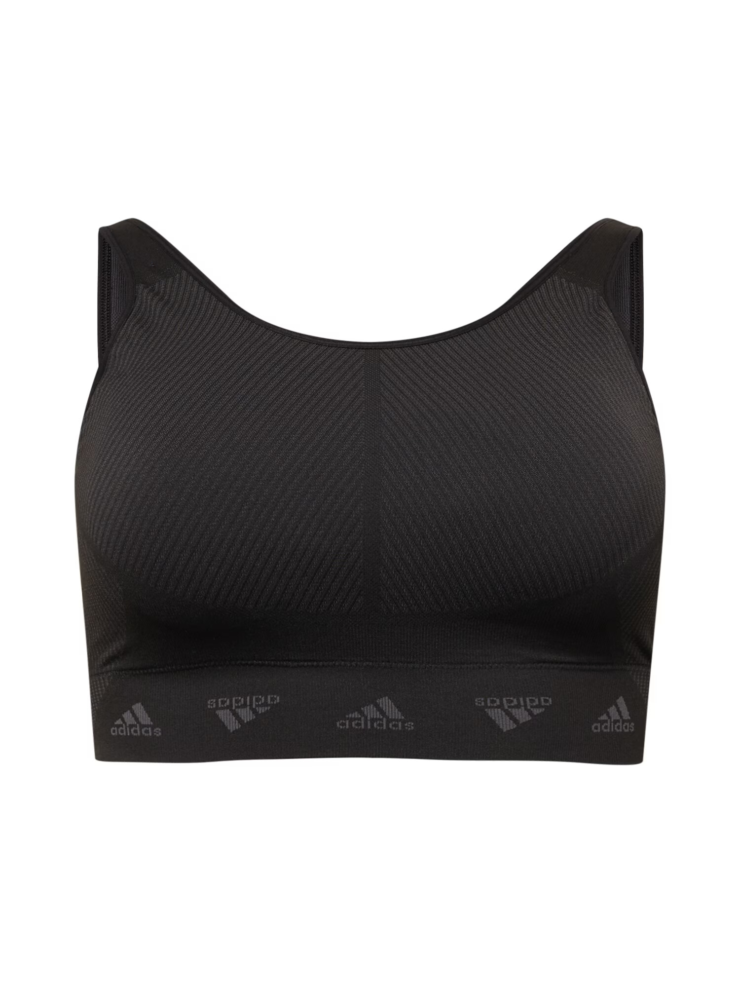 ADIDAS SPORTSWEAR Športová podprsenka tmavosivá / čierna - Pepit.sk