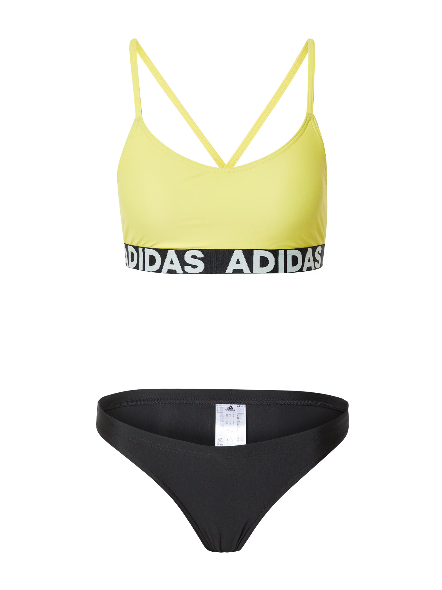 ADIDAS SPORTSWEAR Športové bikiny žltá / sivá / čierna - Pepit.sk