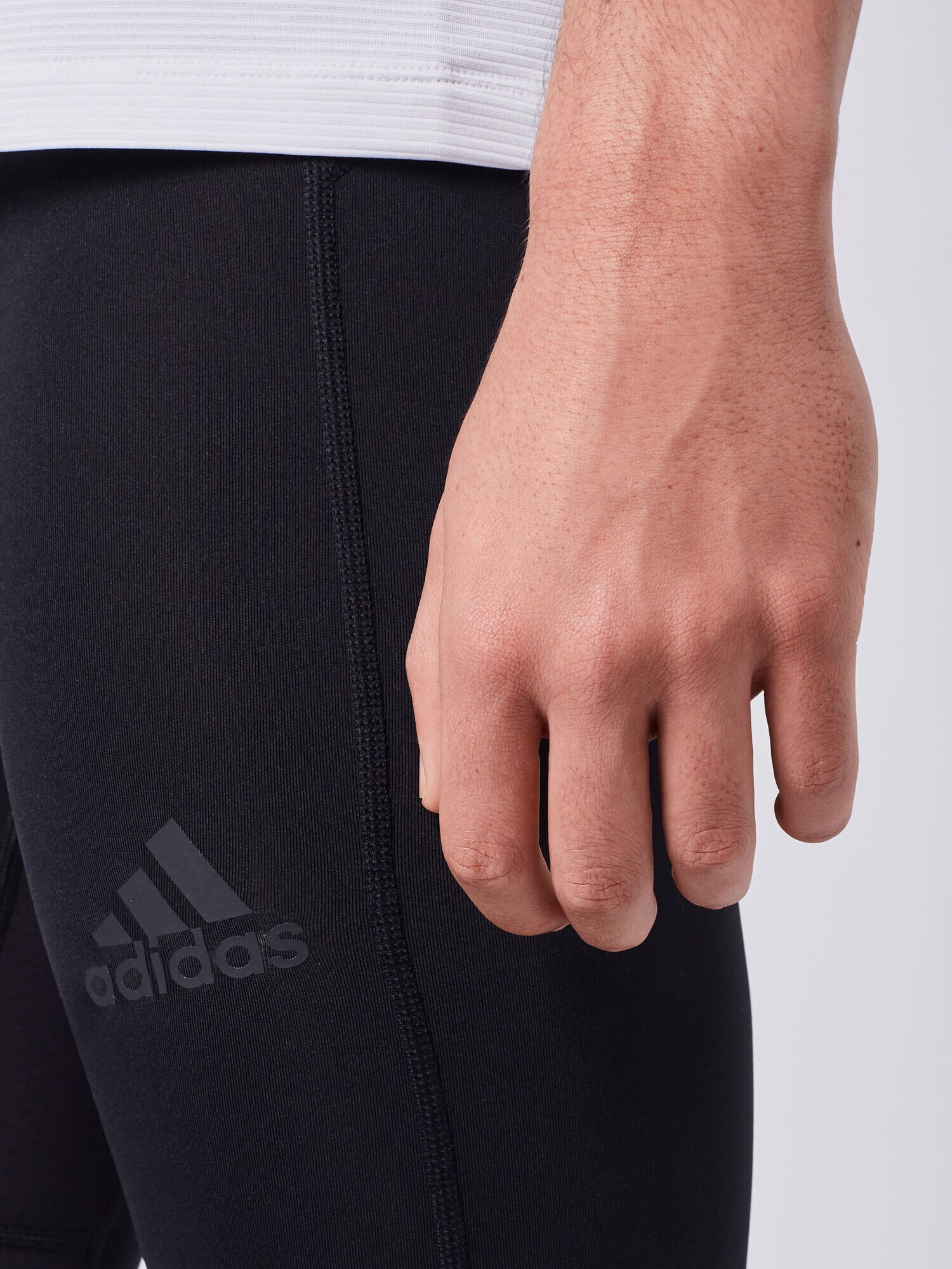 ADIDAS PERFORMANCE Športové nohavice 'Aeroready Pro Two-In-One Seersucker ' čierna / biela - Pepit.sk