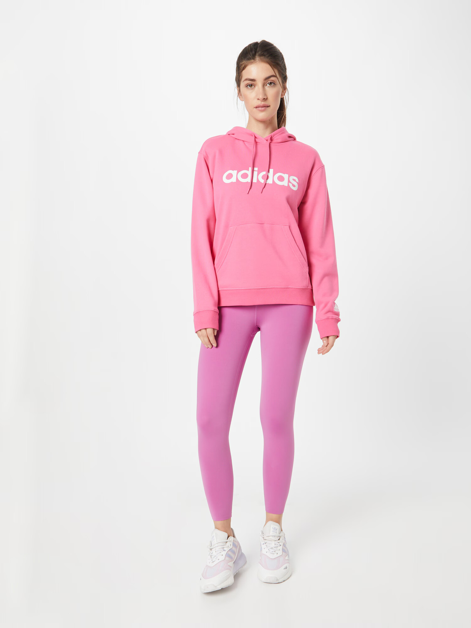 ADIDAS SPORTSWEAR Športové nohavice 'Optime Luxe' orchideová - Pepit.sk