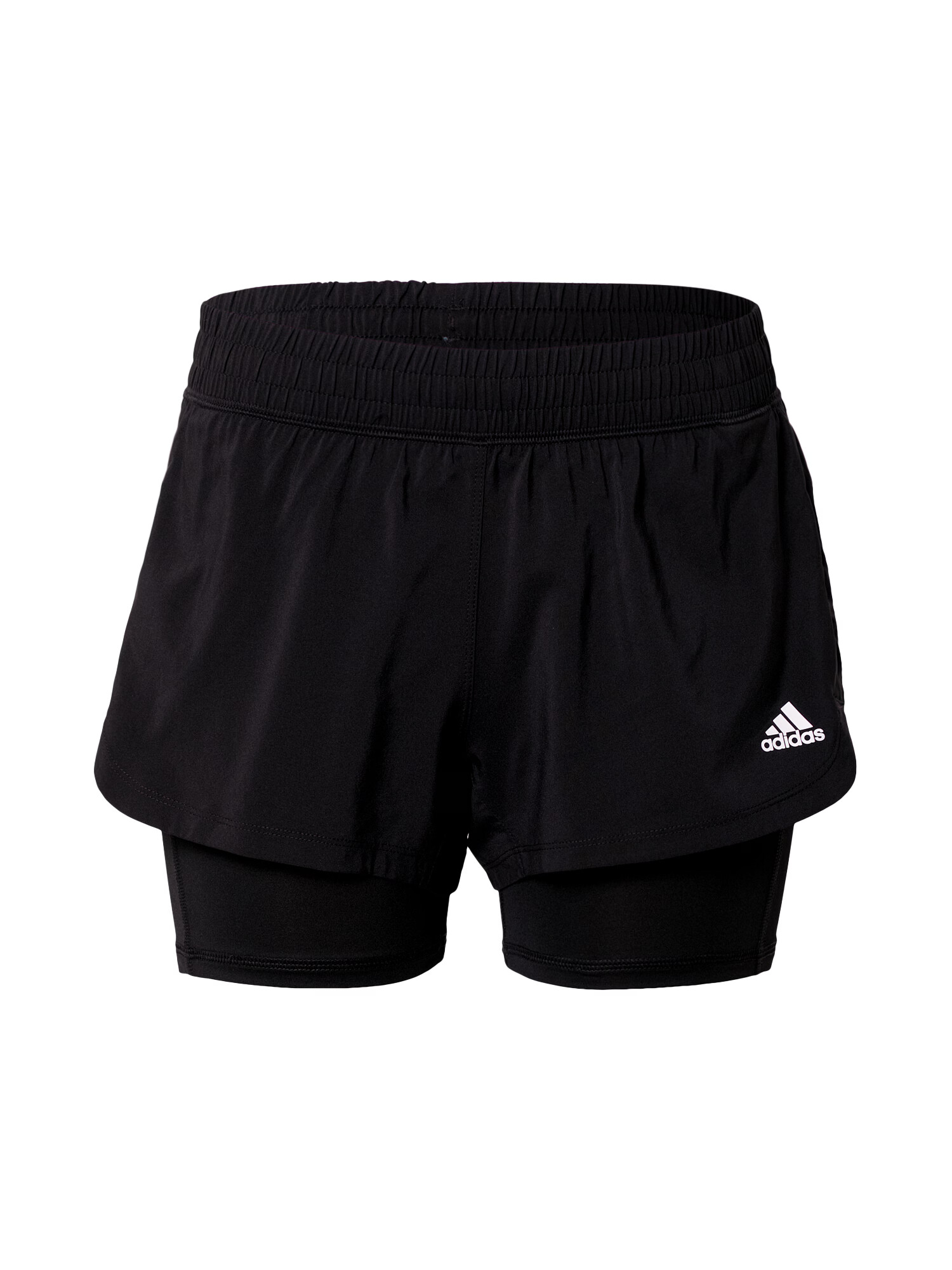 ADIDAS SPORTSWEAR Športové nohavice 'Pacer 3-Stripes Two-In-One' čierna / biela - Pepit.sk