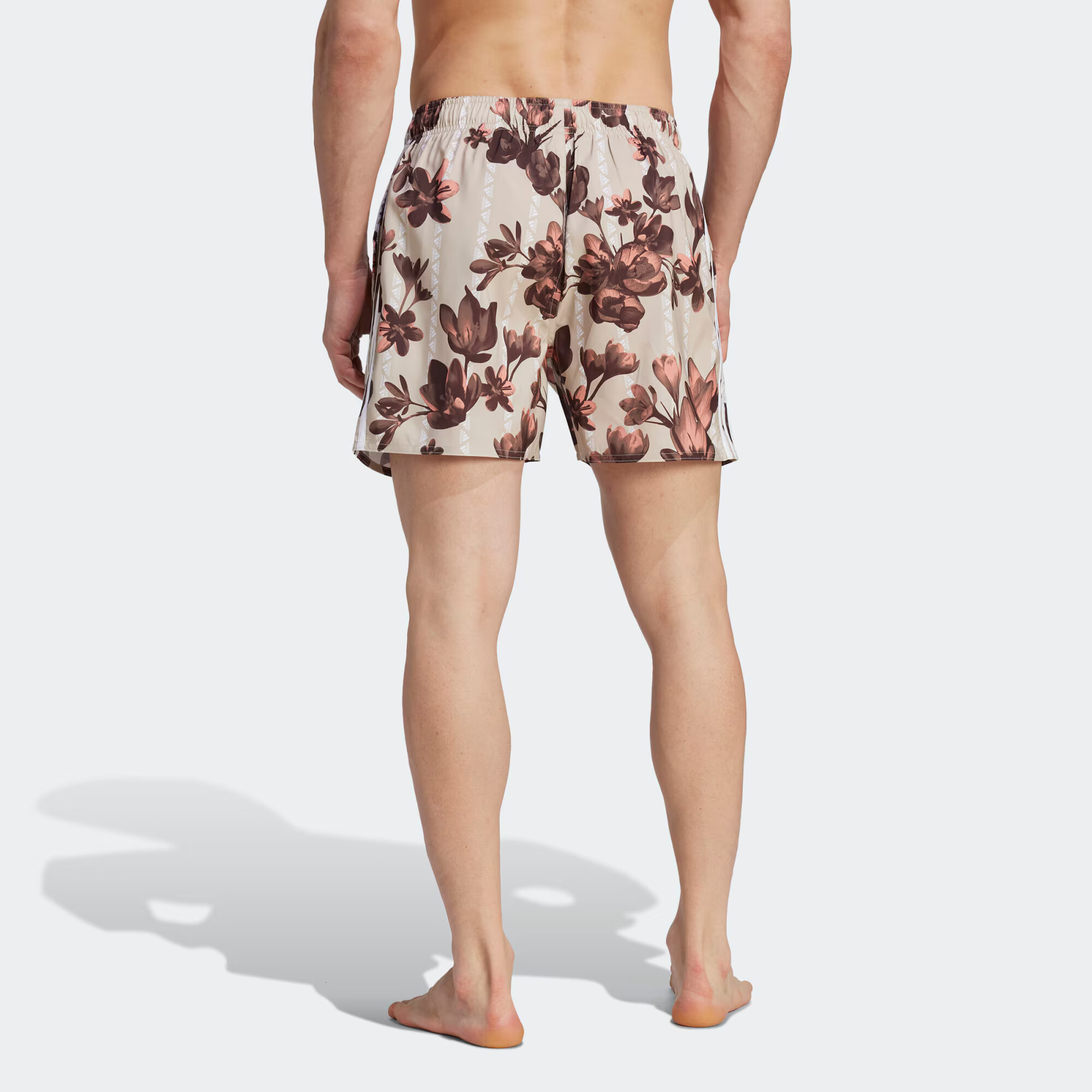 ADIDAS SPORTSWEAR Surferské šortky 'Floral Clx Short-' nebielená / čokoládová / broskyňová - Pepit.sk