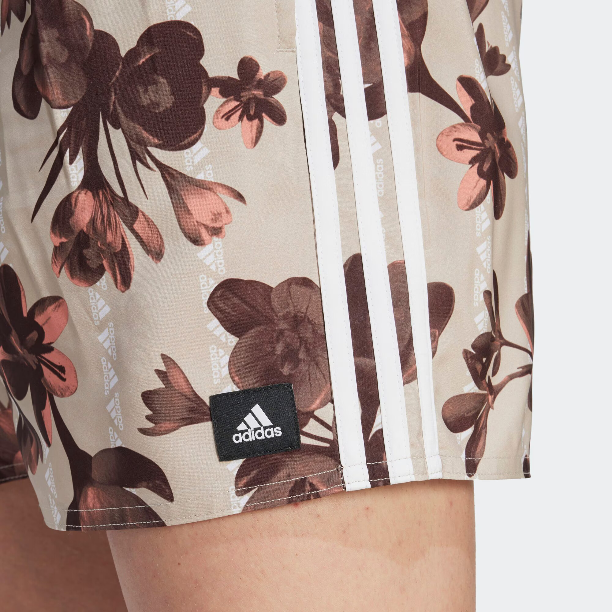 ADIDAS SPORTSWEAR Surferské šortky 'Floral Clx Short-' nebielená / čokoládová / broskyňová - Pepit.sk