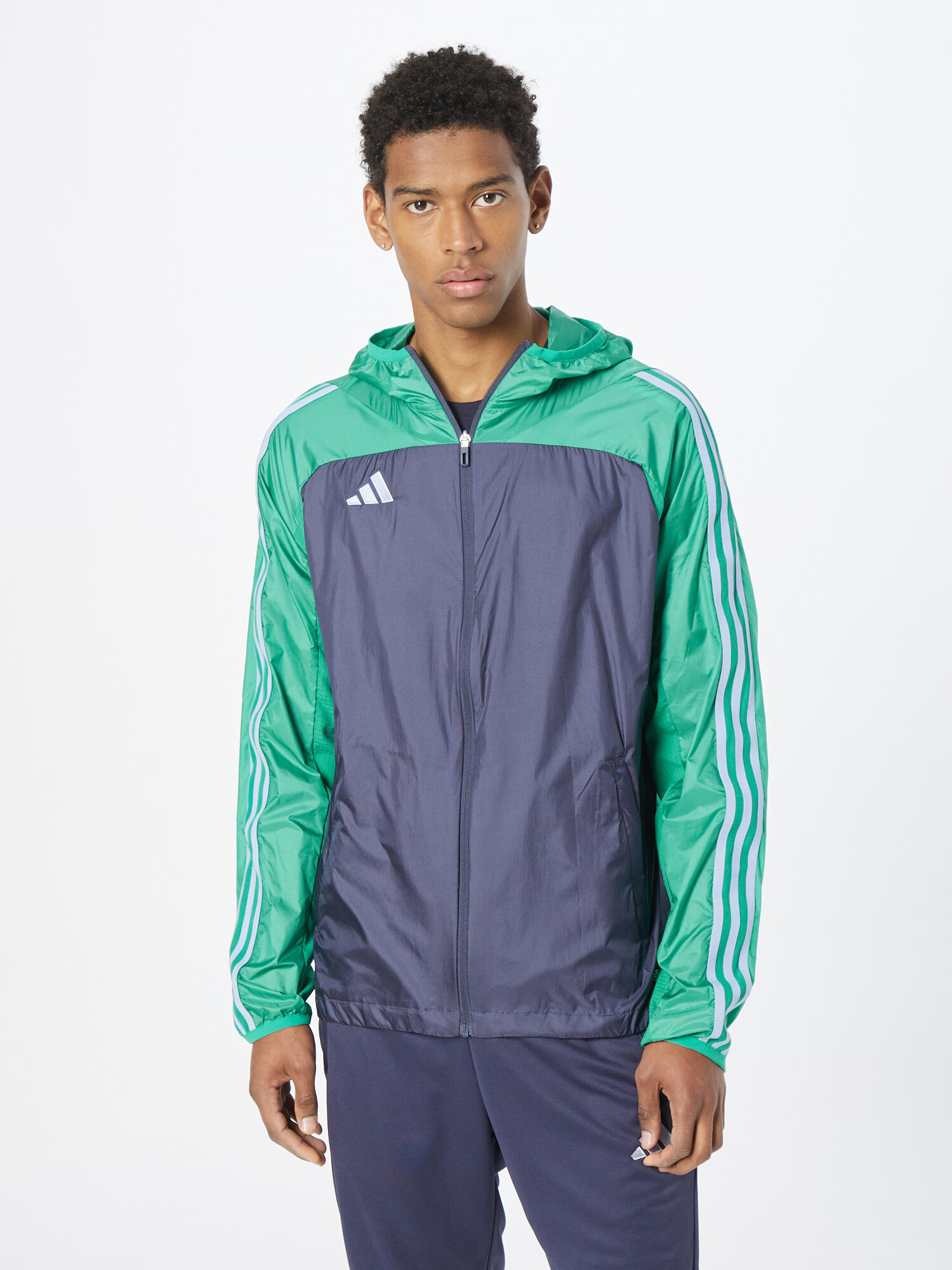 ADIDAS PERFORMANCE Tréningová bunda 'Tiro' námornícka modrá / zelená / biela - Pepit.sk