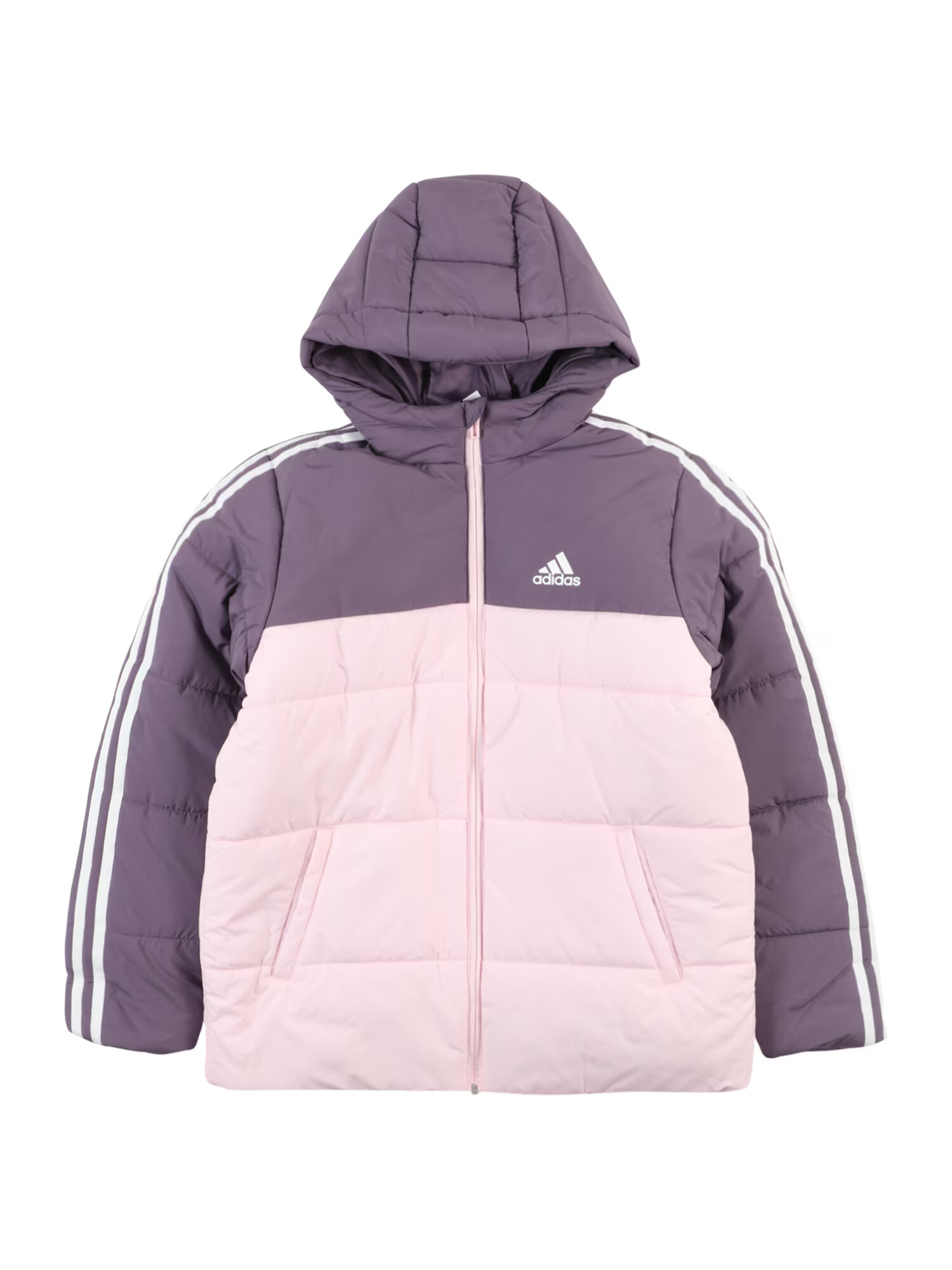 ADIDAS SPORTSWEAR Športová bunda levanduľová / pastelovo ružová / biela - Pepit.sk